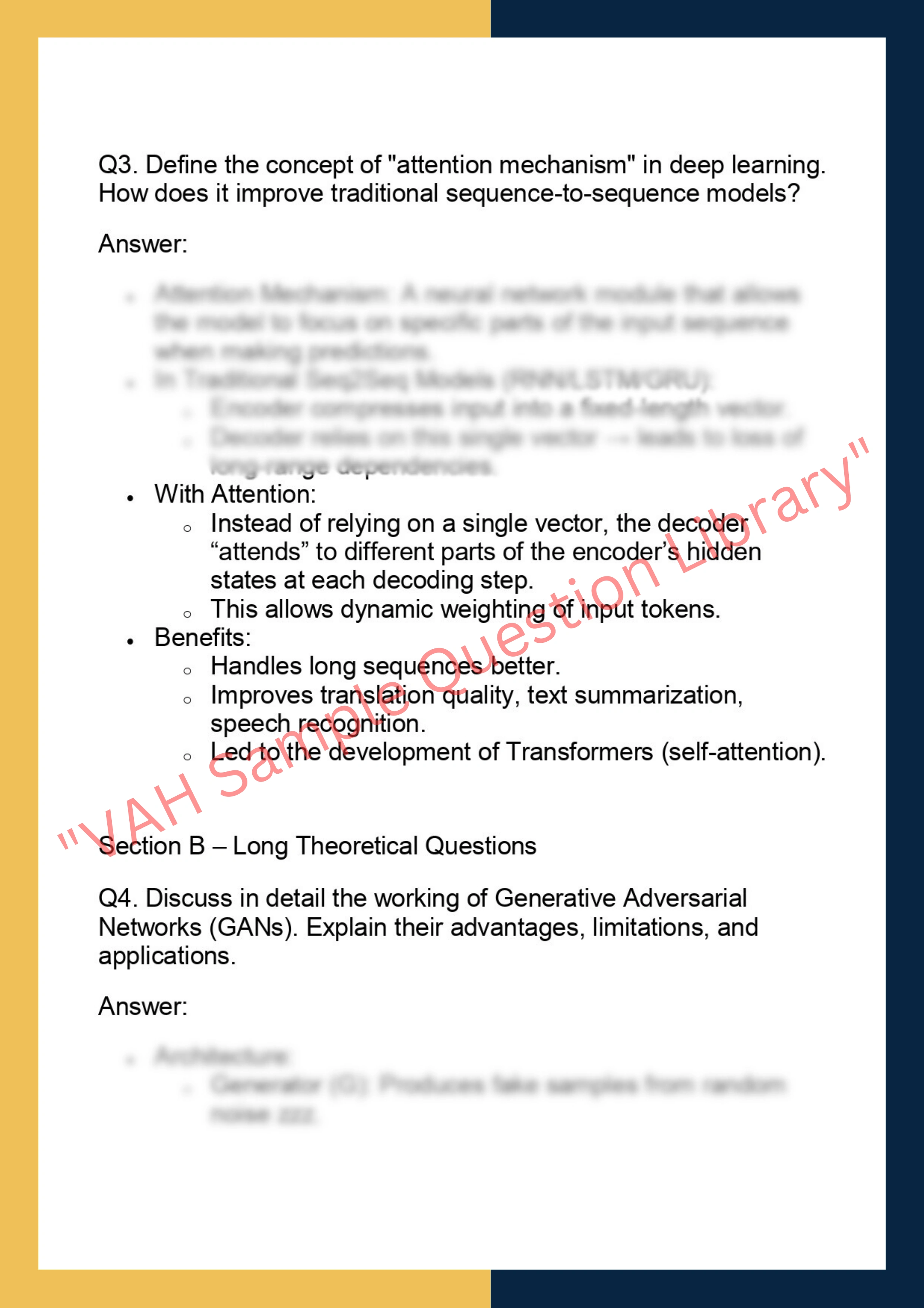 CS 689 – Advanced Machine Learning 2