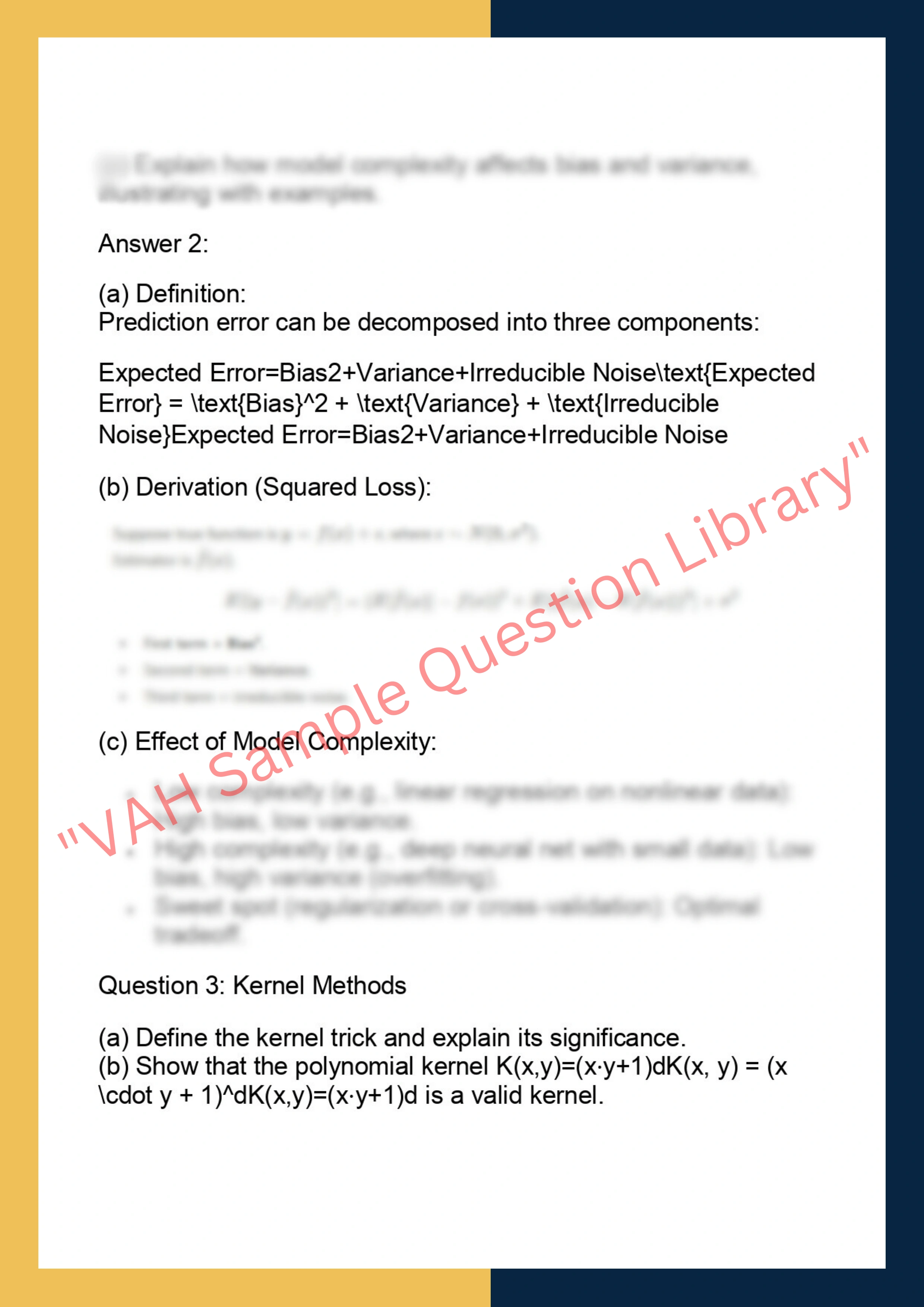 INFR11120 –  Machine Learning Theory 2
