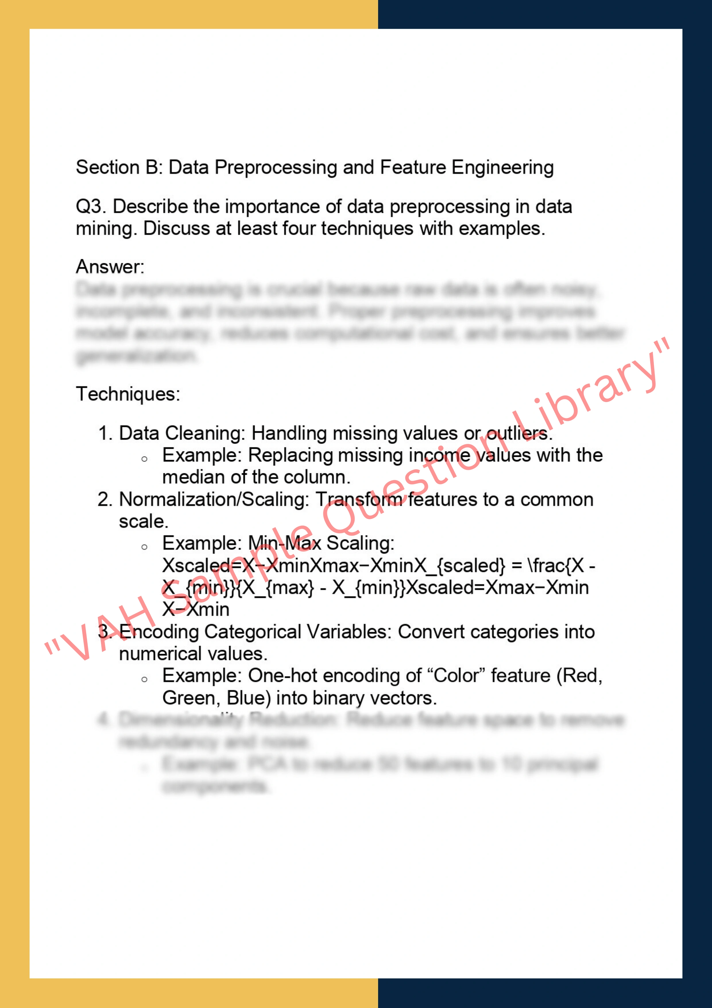 COMP527 – Data Mining and Machine Learning 2