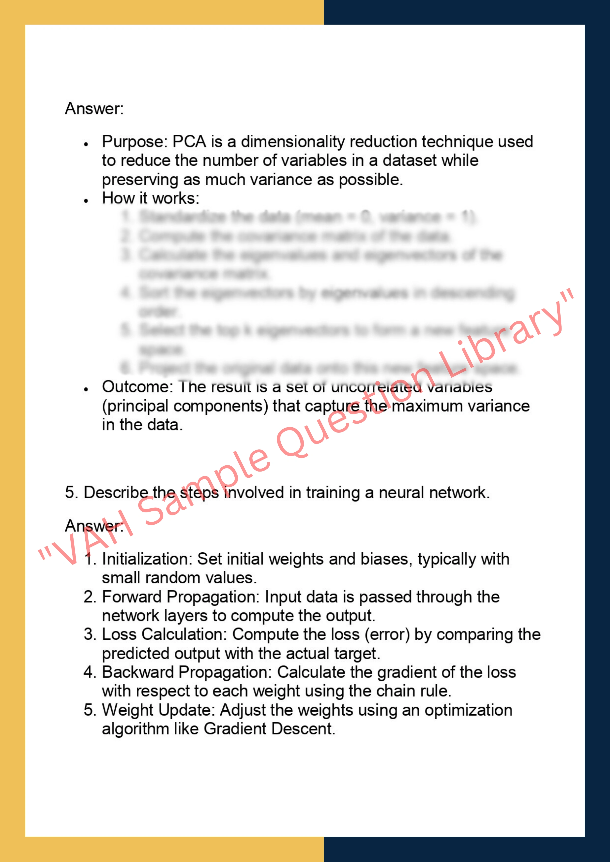 COMP1816  Machine Learning 2