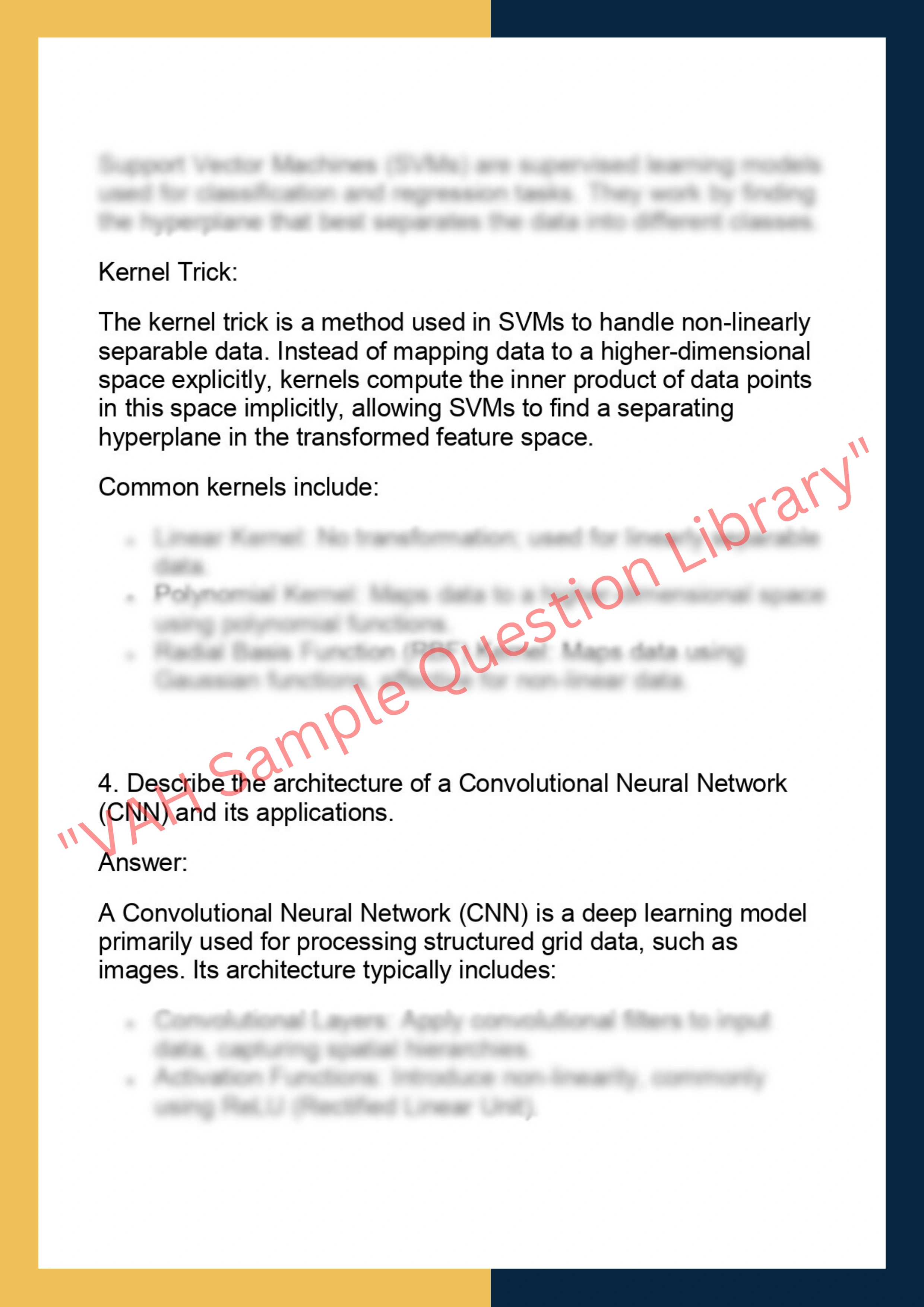 CSCM26 – Advanced Topics in Machine  Learning 2