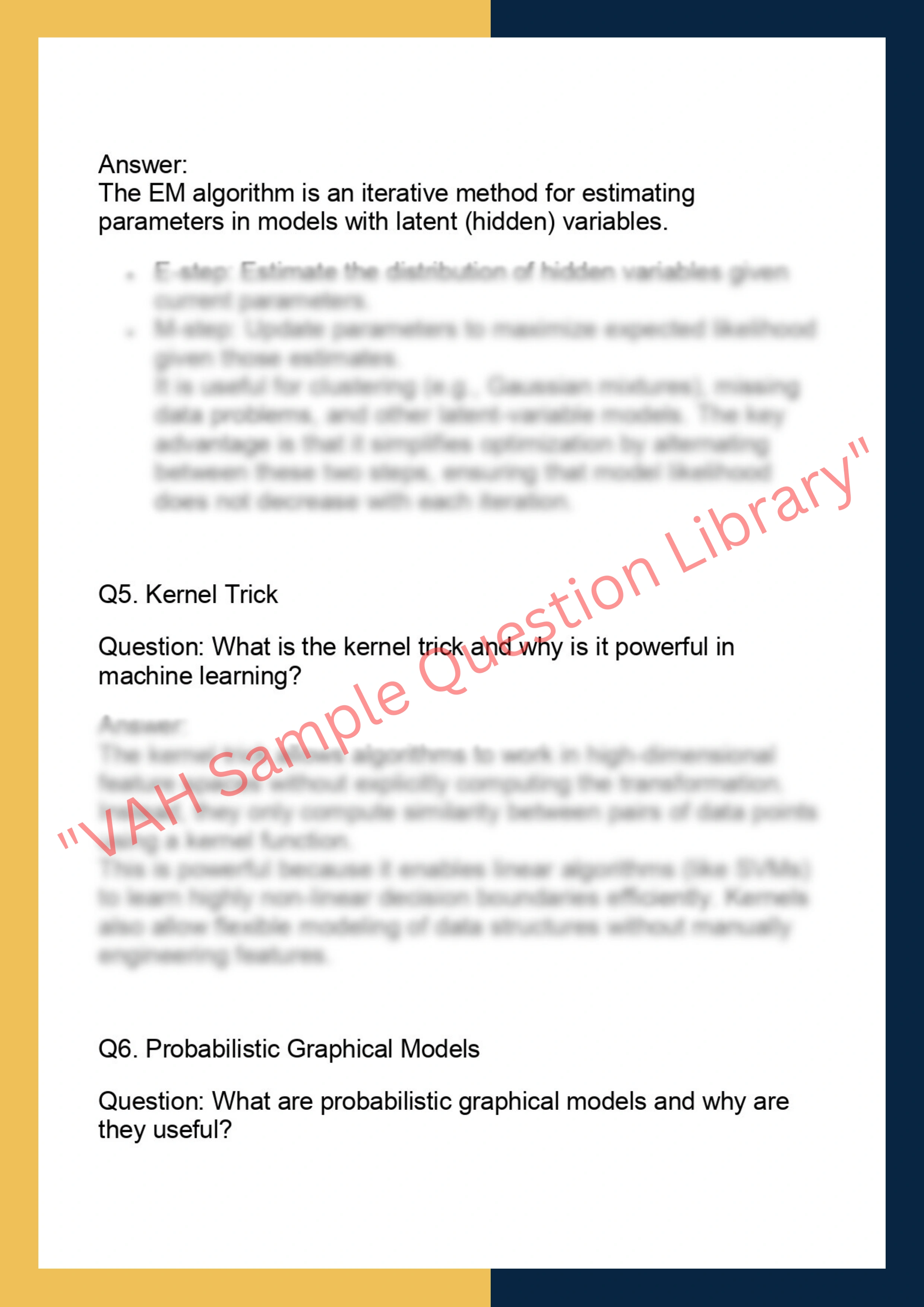 COMP7420 – Statistical Machine Learning 2