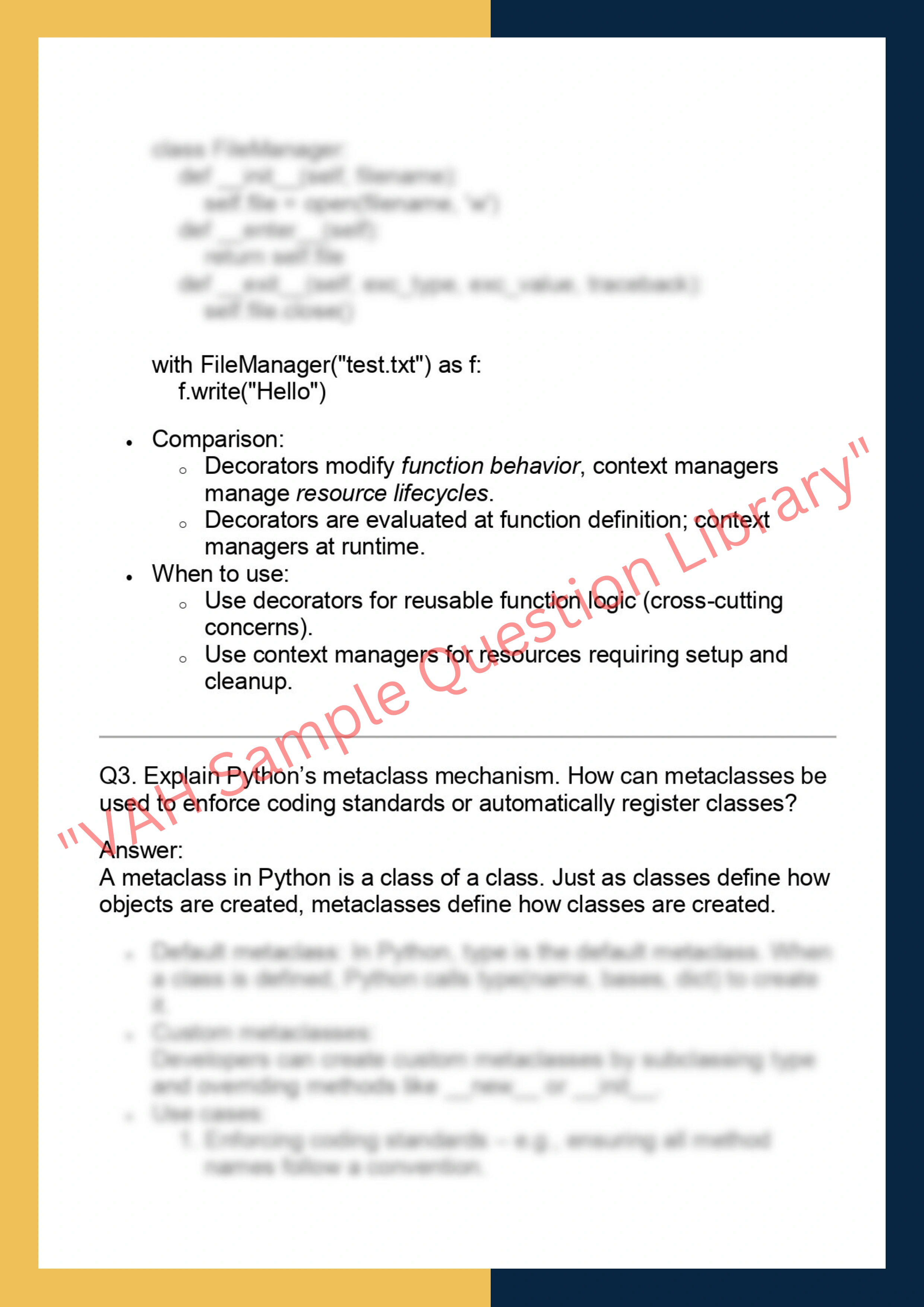 CS701 – Advanced Python Programming 2