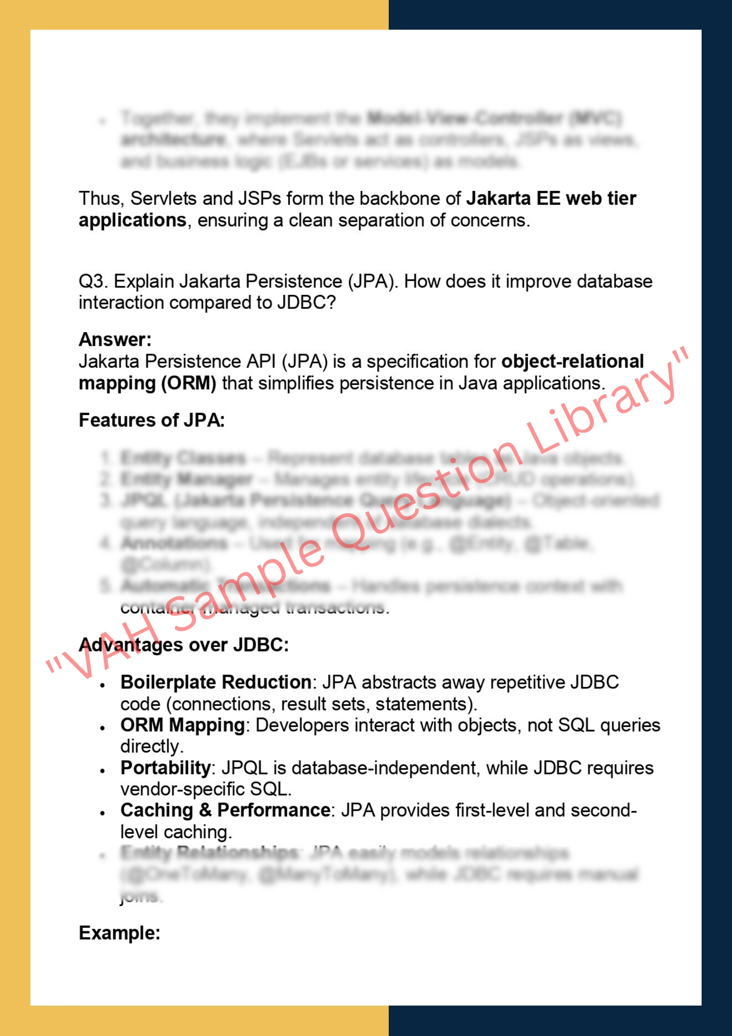 EJE606 –  Enterprise Java 2