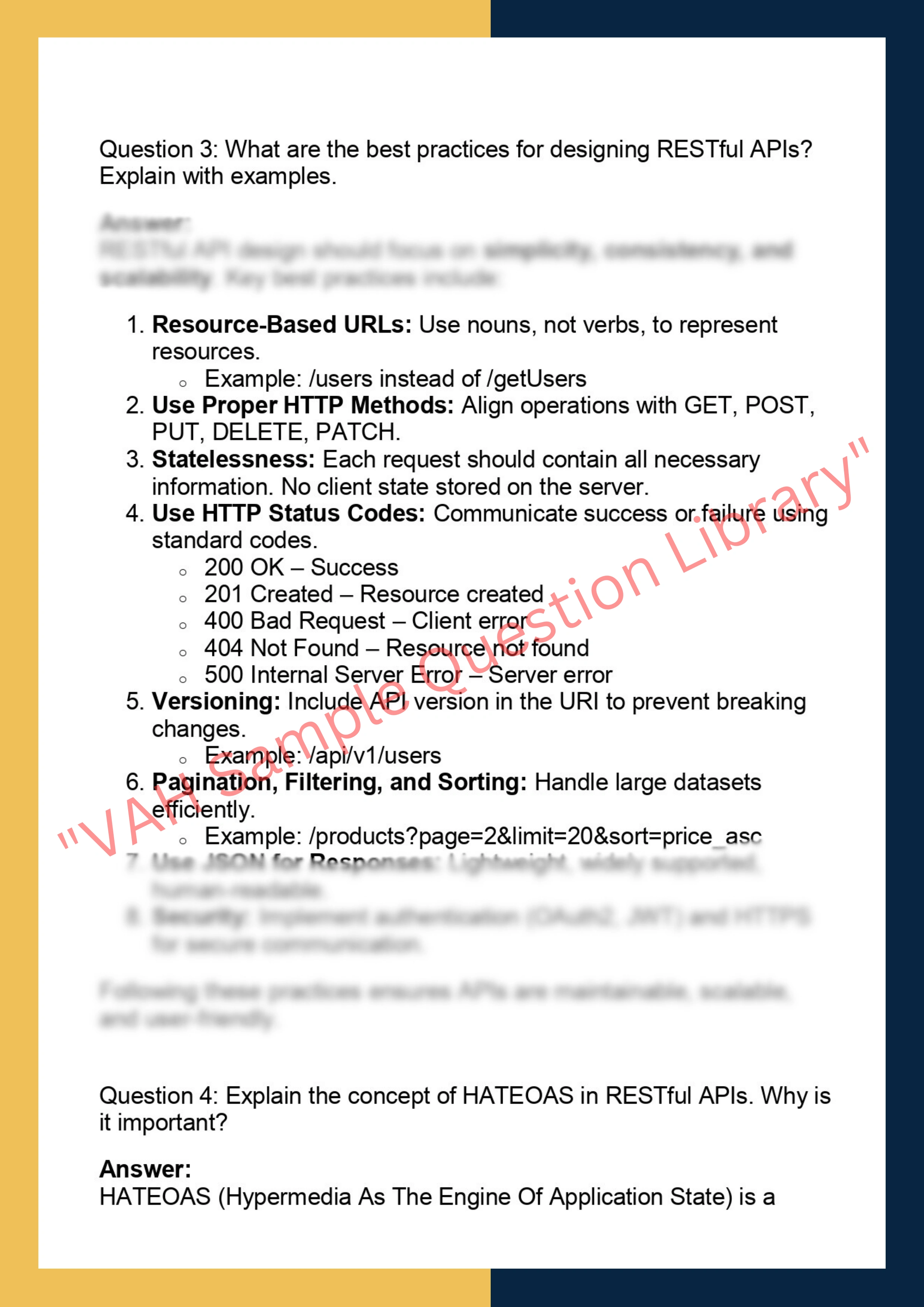 RJWS611 – RESTful APIs & Web Services in  Java 2