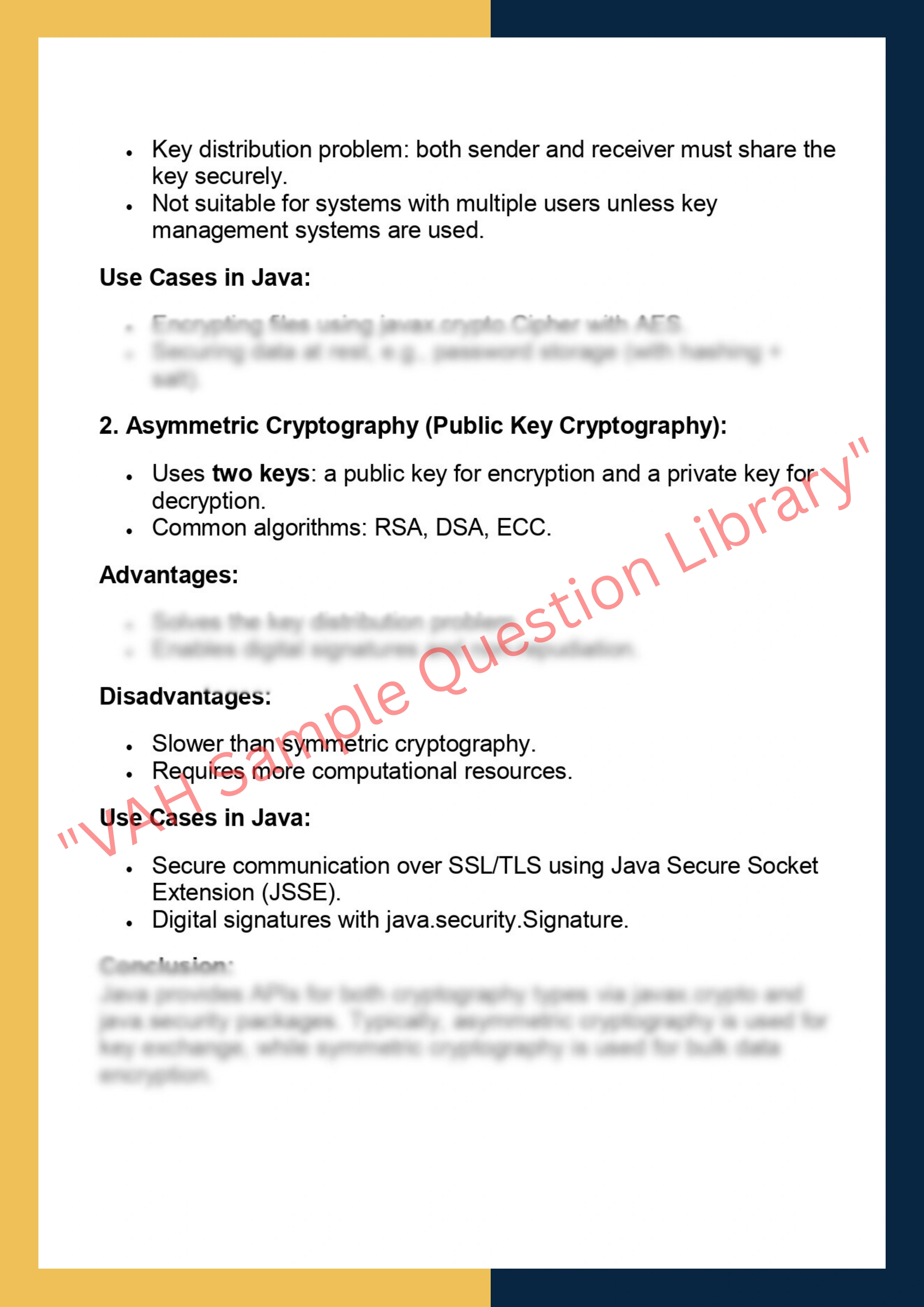 SCCJ613 – Secure Coding and Cryptography  with Java 2