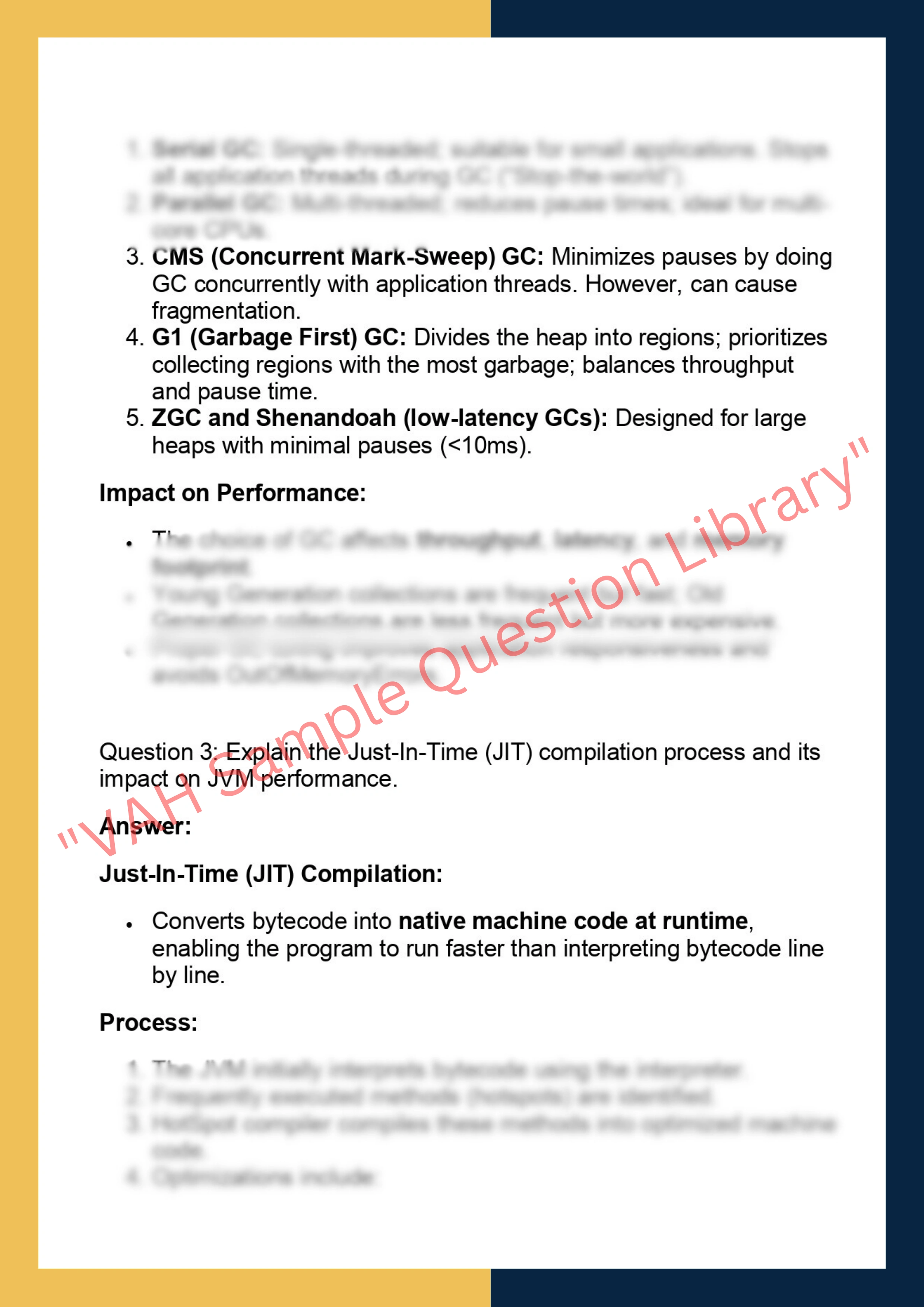 JVMPT614 – JVM Internals & Performance  Tuning 2