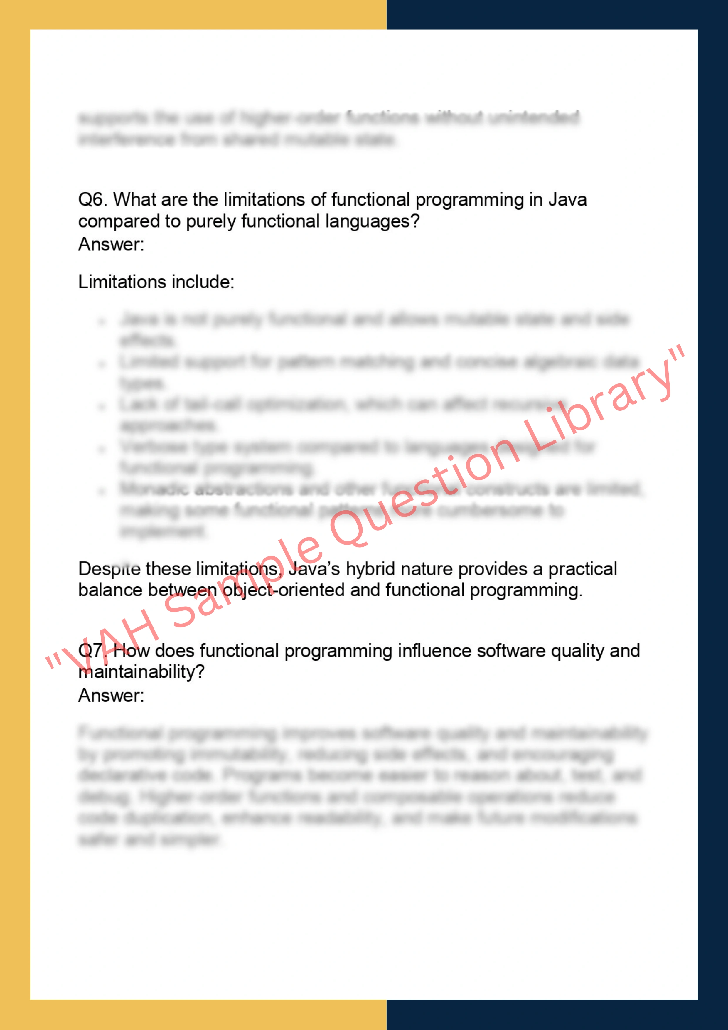FPJ621 – Functional Programming in Java 2