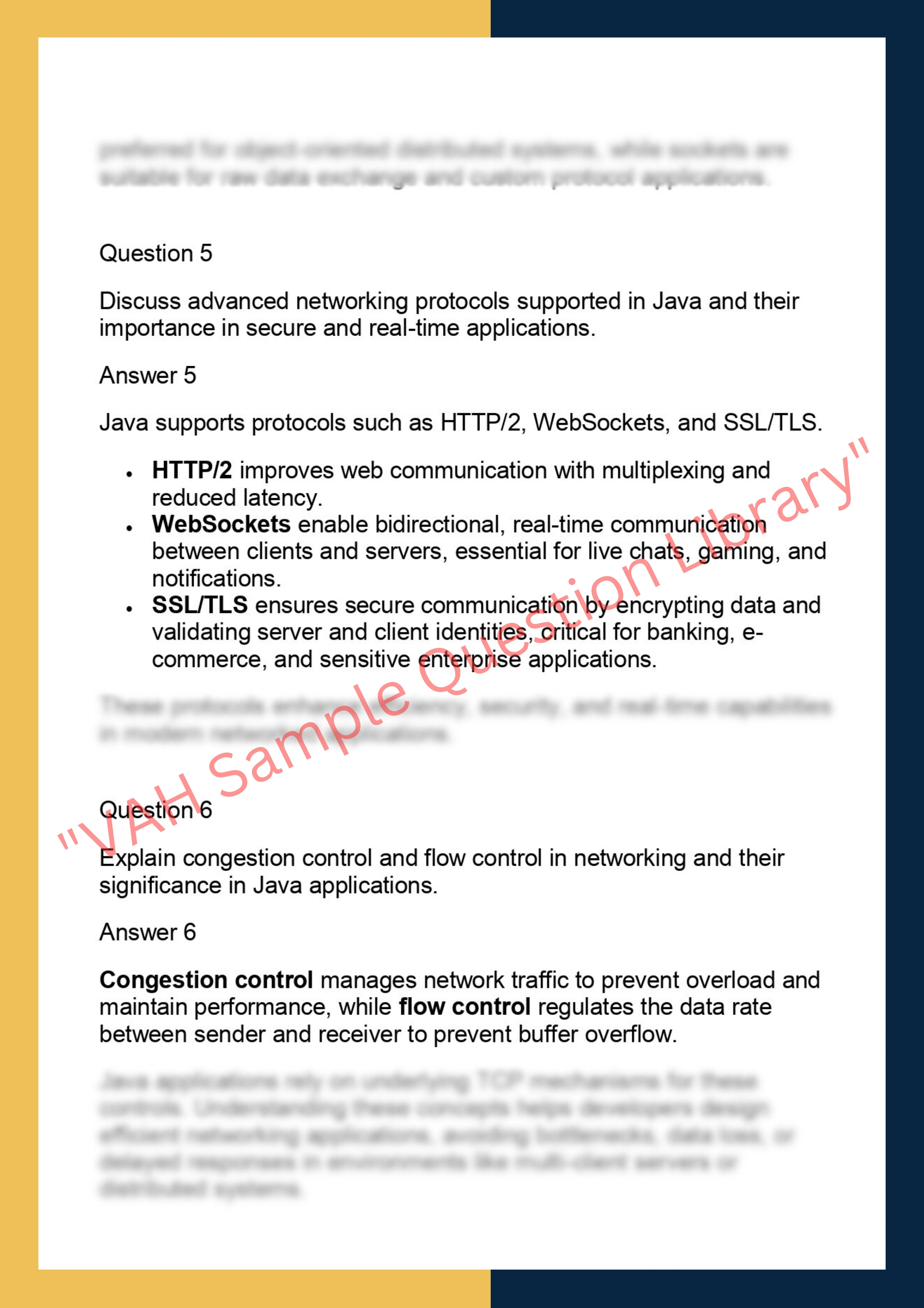 ANPJ628 – Advanced Networking & Protocols  in Java 2