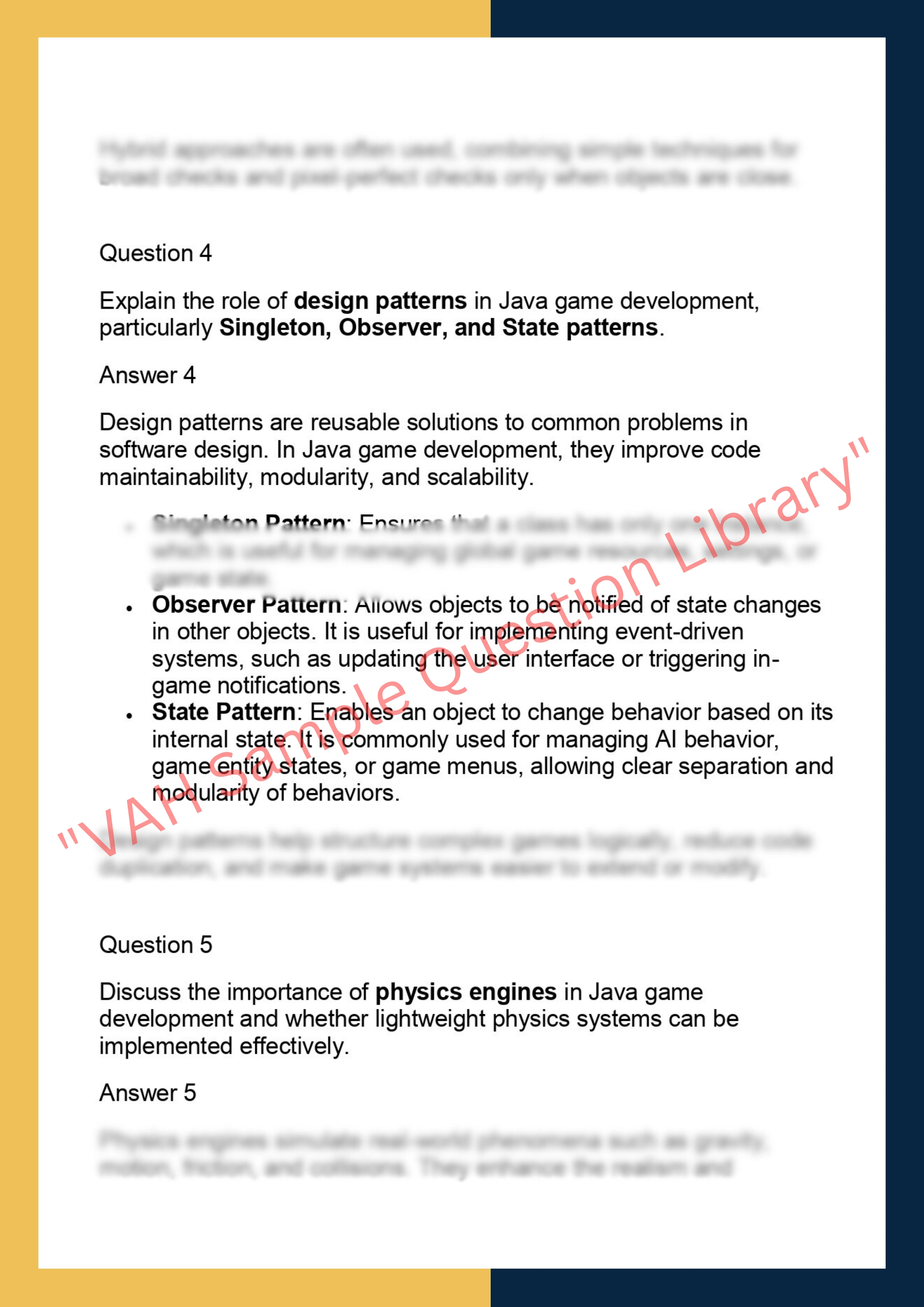 GGJ630 – Graphical & Game Development in  Java 2