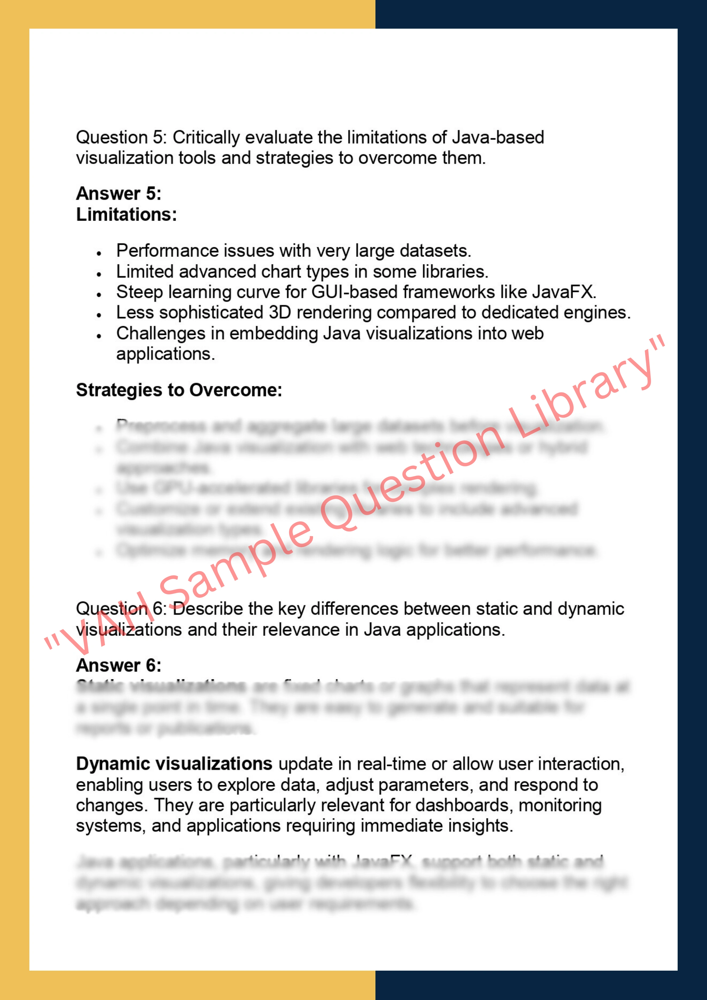 DVJ636 – Data  Visualization Tools in Java 2