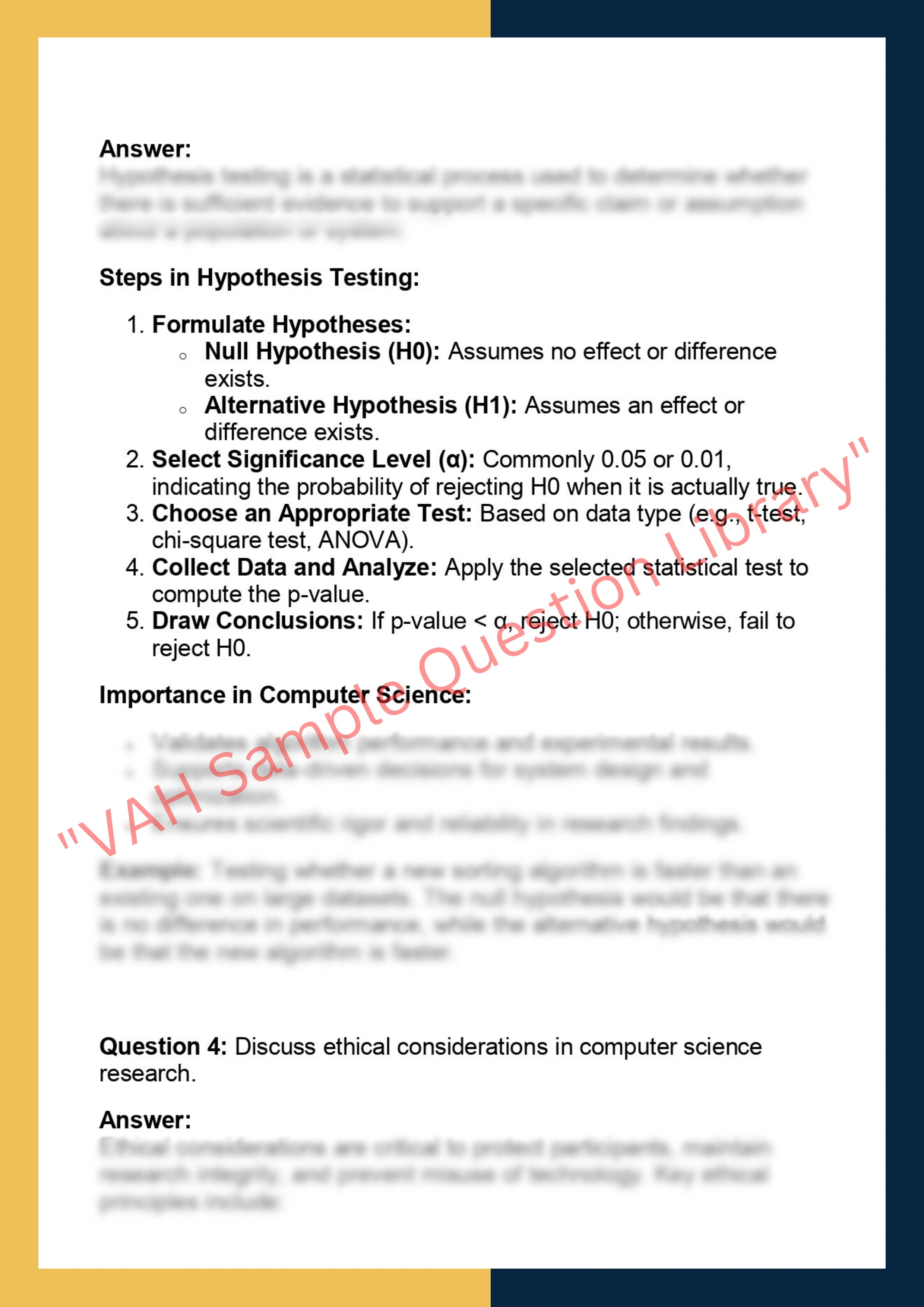 RMC638 – Research Methods in Computer  Science 2