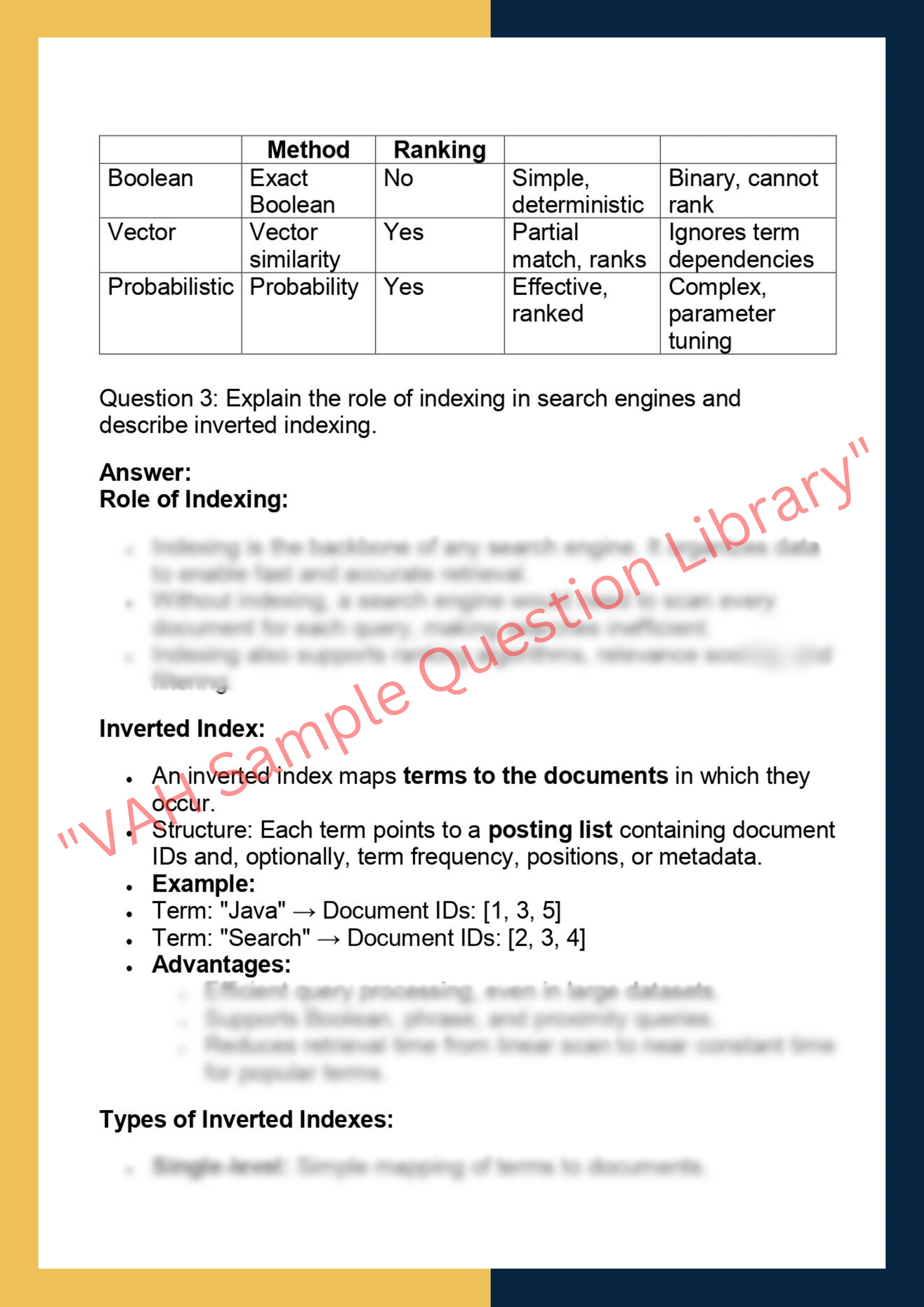 IRJ639 – Information Retrieval & Search  Engines in Java 2