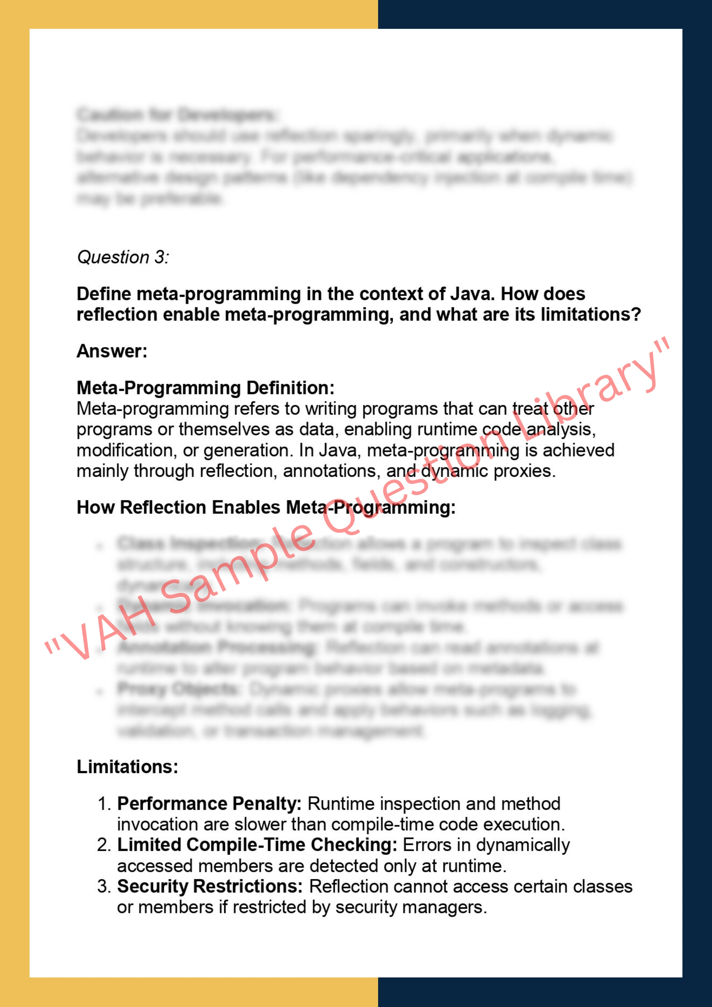 ATJ642 – Advanced Topics in Java (Reflection, Meta-Programming) 2