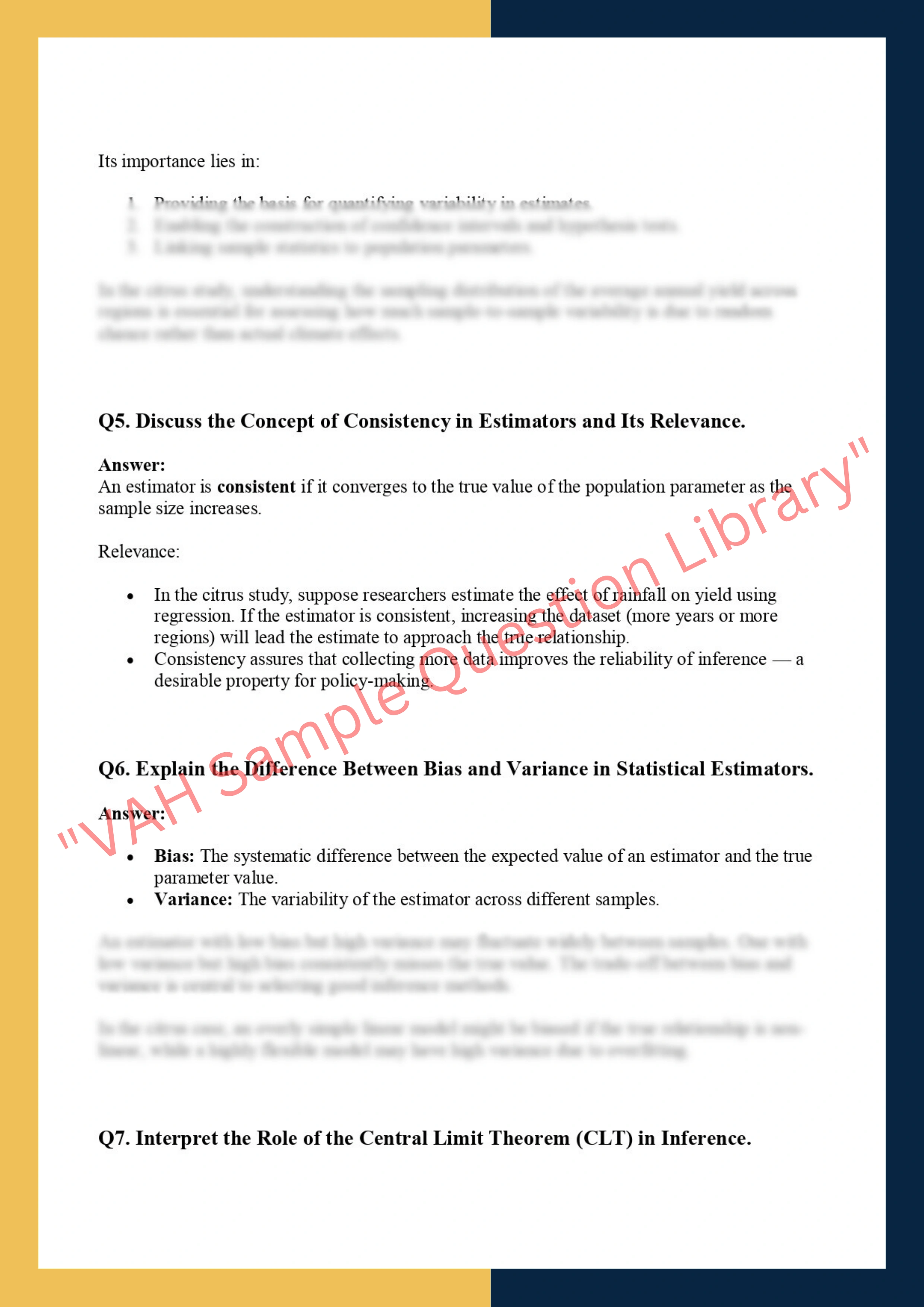 STA 521 – Probability & Statistical  Inference 2