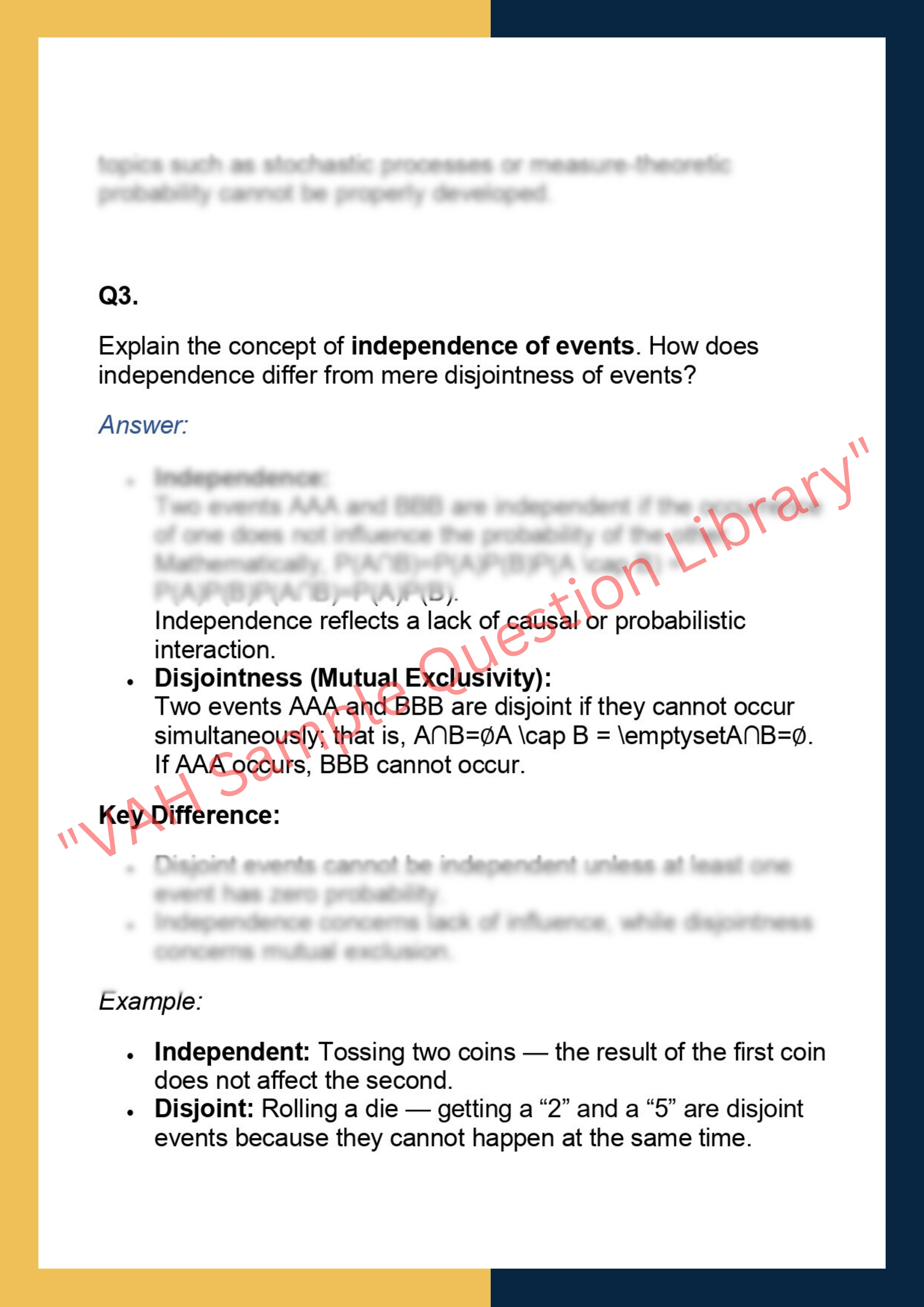 MATH 5100  – Probability Theory 2