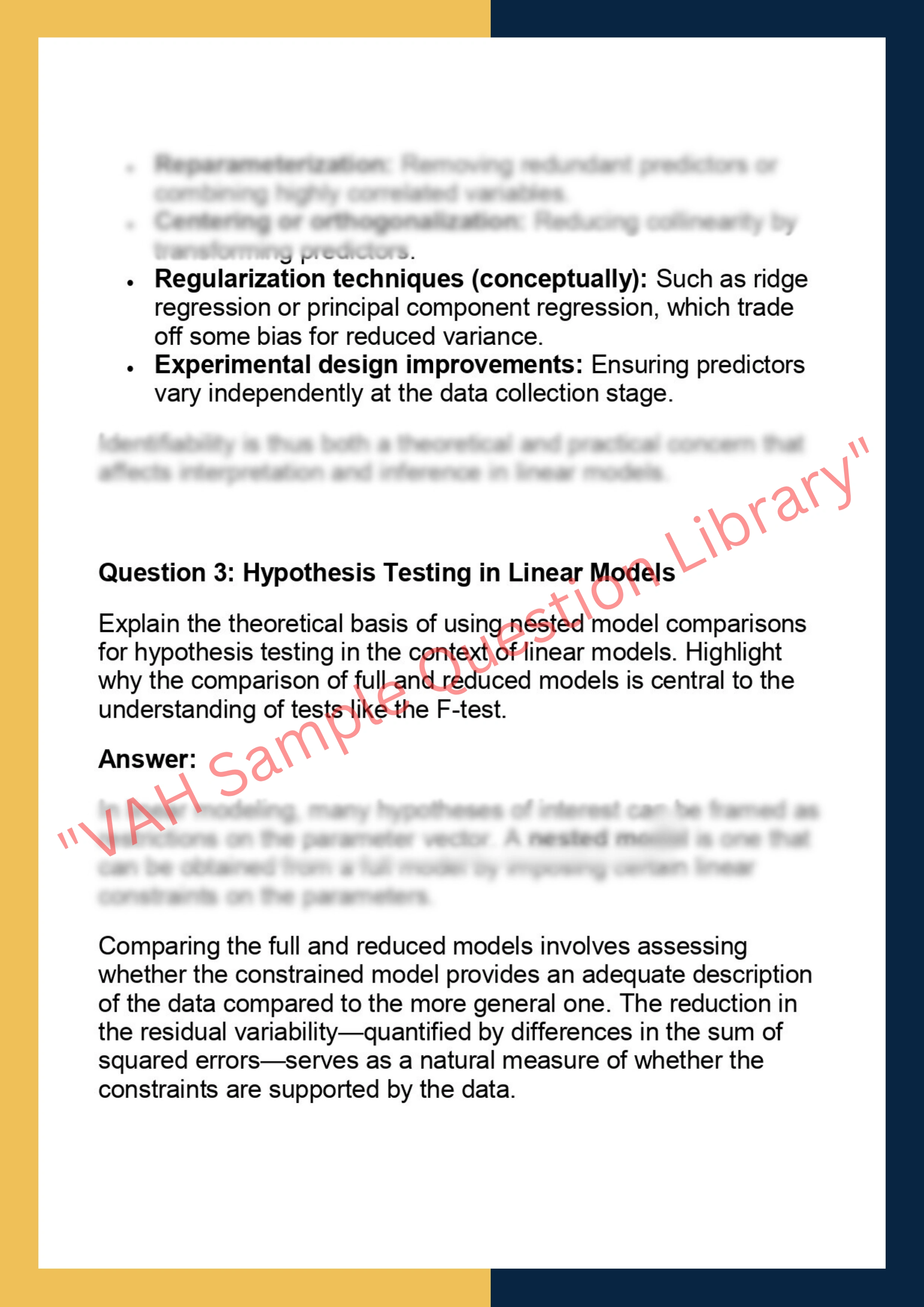 STAT 670- Advanced Linear Models 2