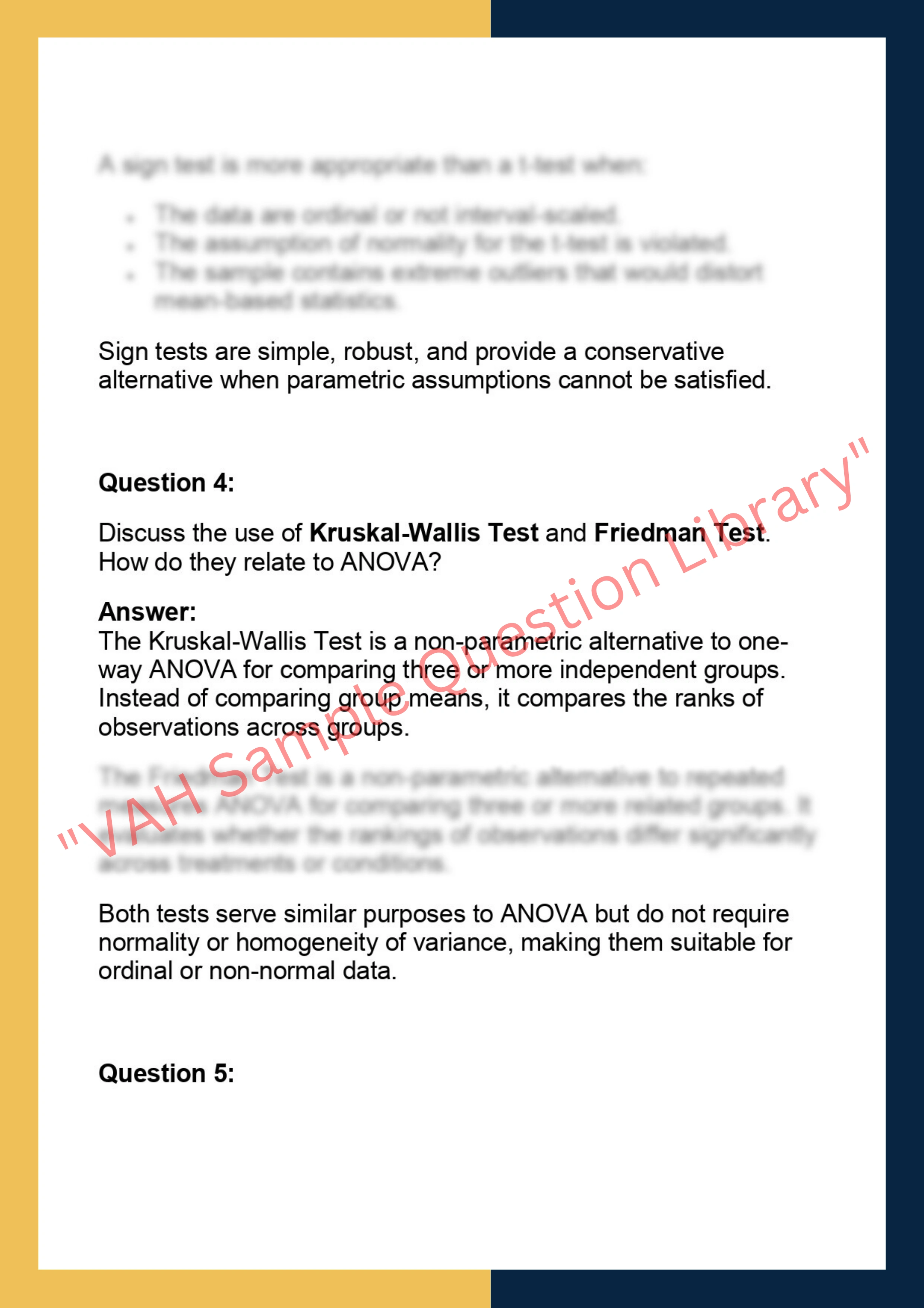 STAT 585 –  Non-Parametric Methods 2