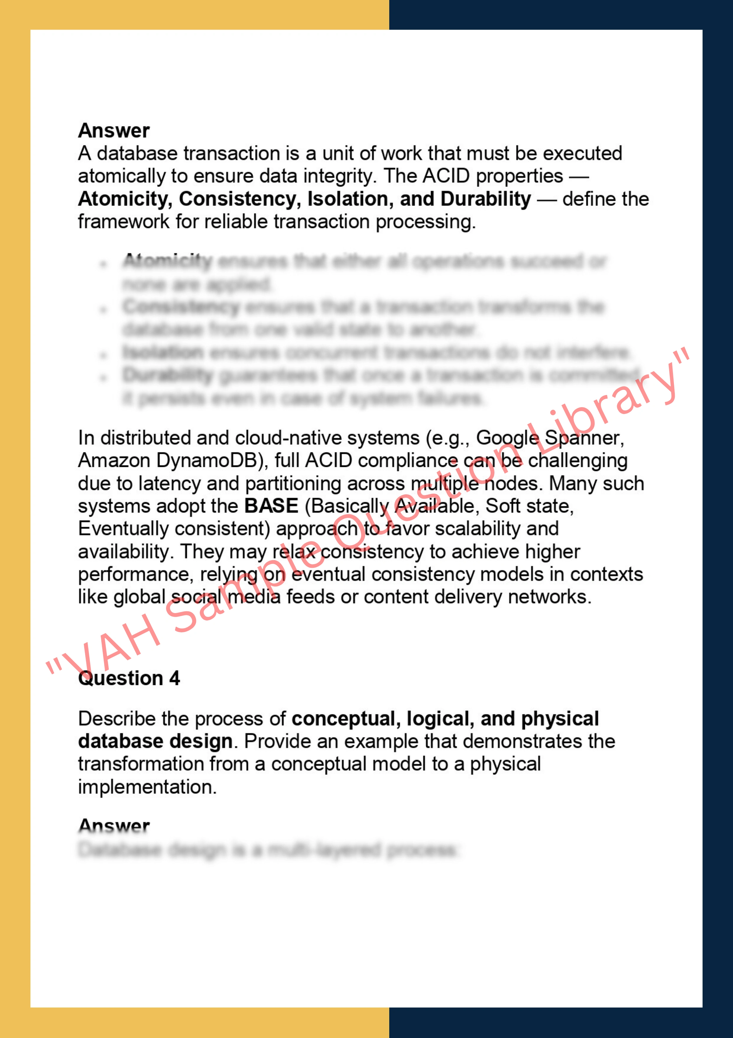 CIS 430 –  Database Concepts 2