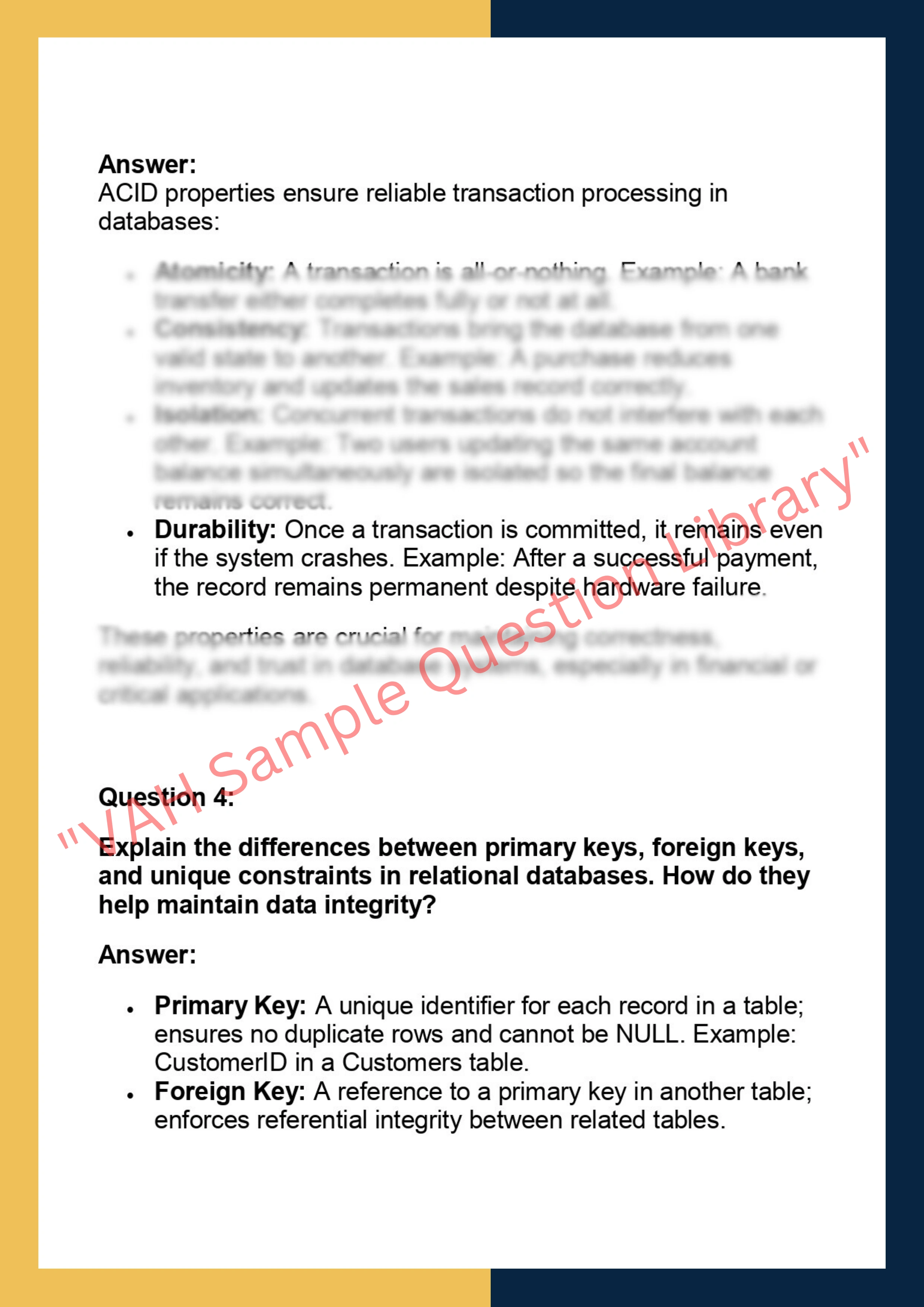 CS2008 –  Databases 1