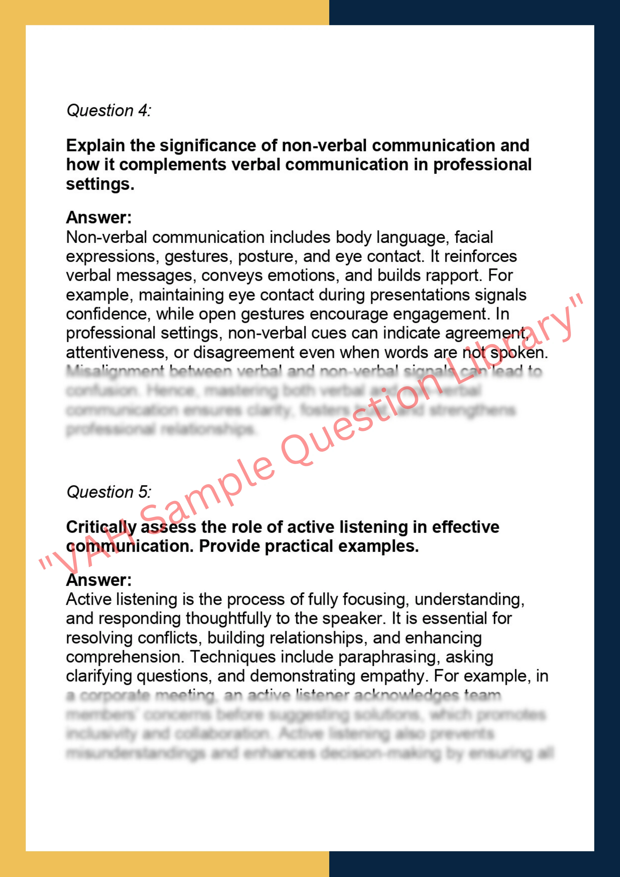 COM101  – Communication Skills 2