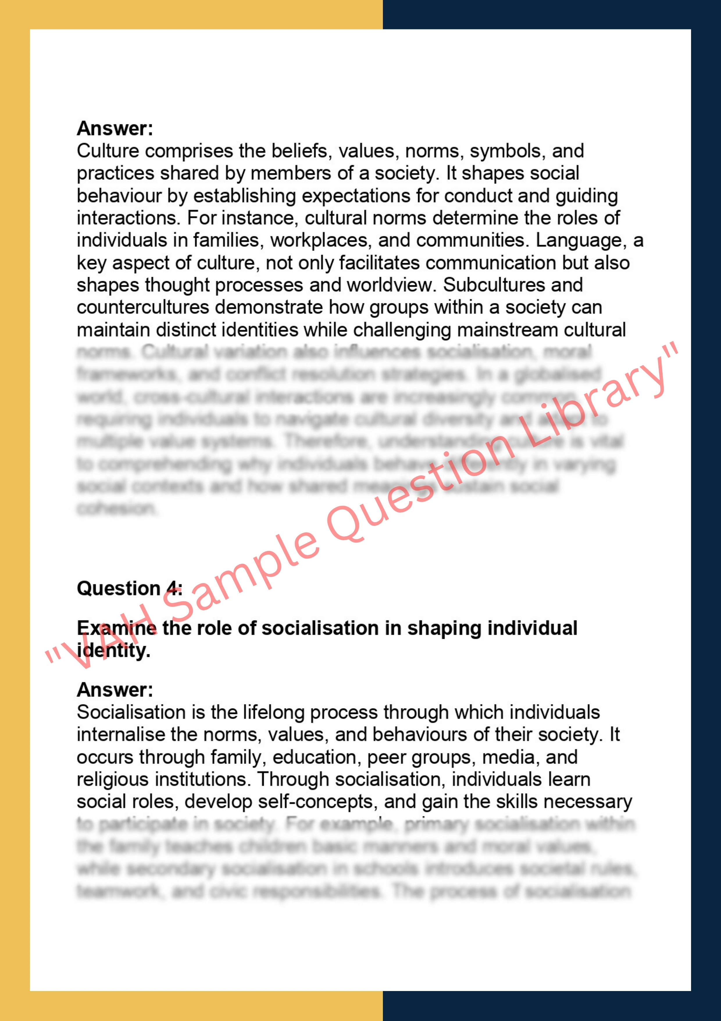 SOC101 –  Introduction to Sociology 2