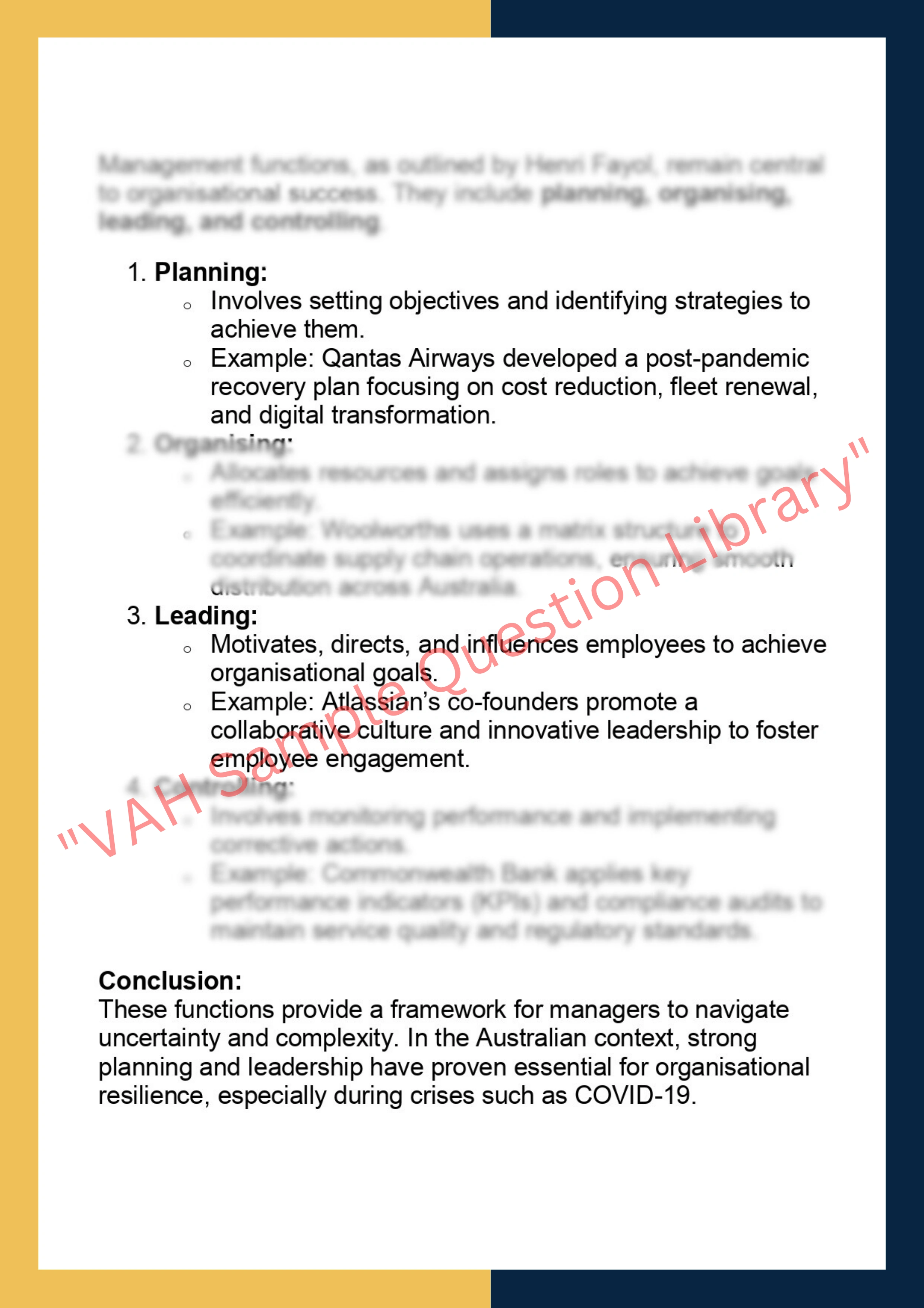 MGT101 – Principles of Management 2