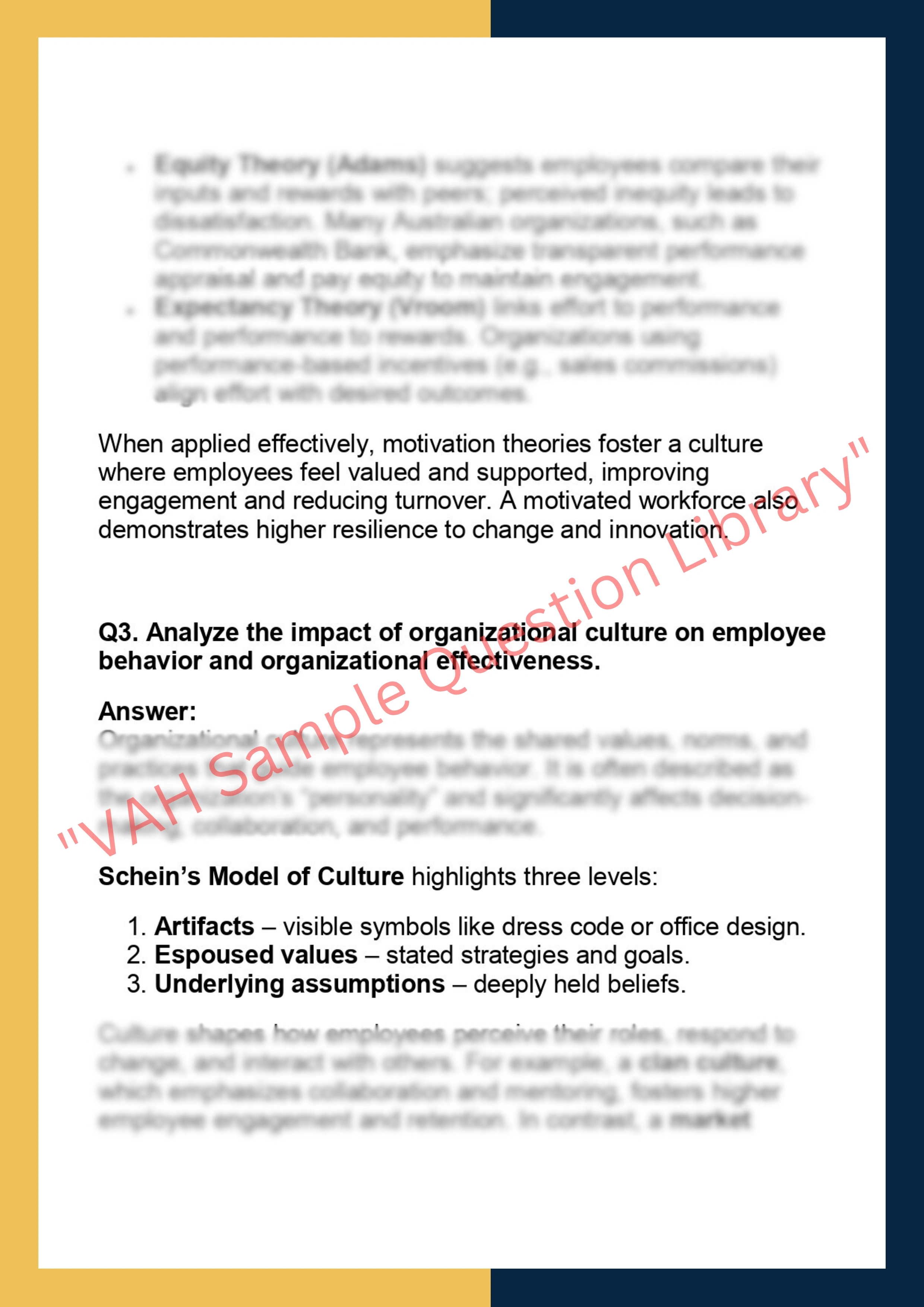 MGT201 –  Organizational Behavior 2