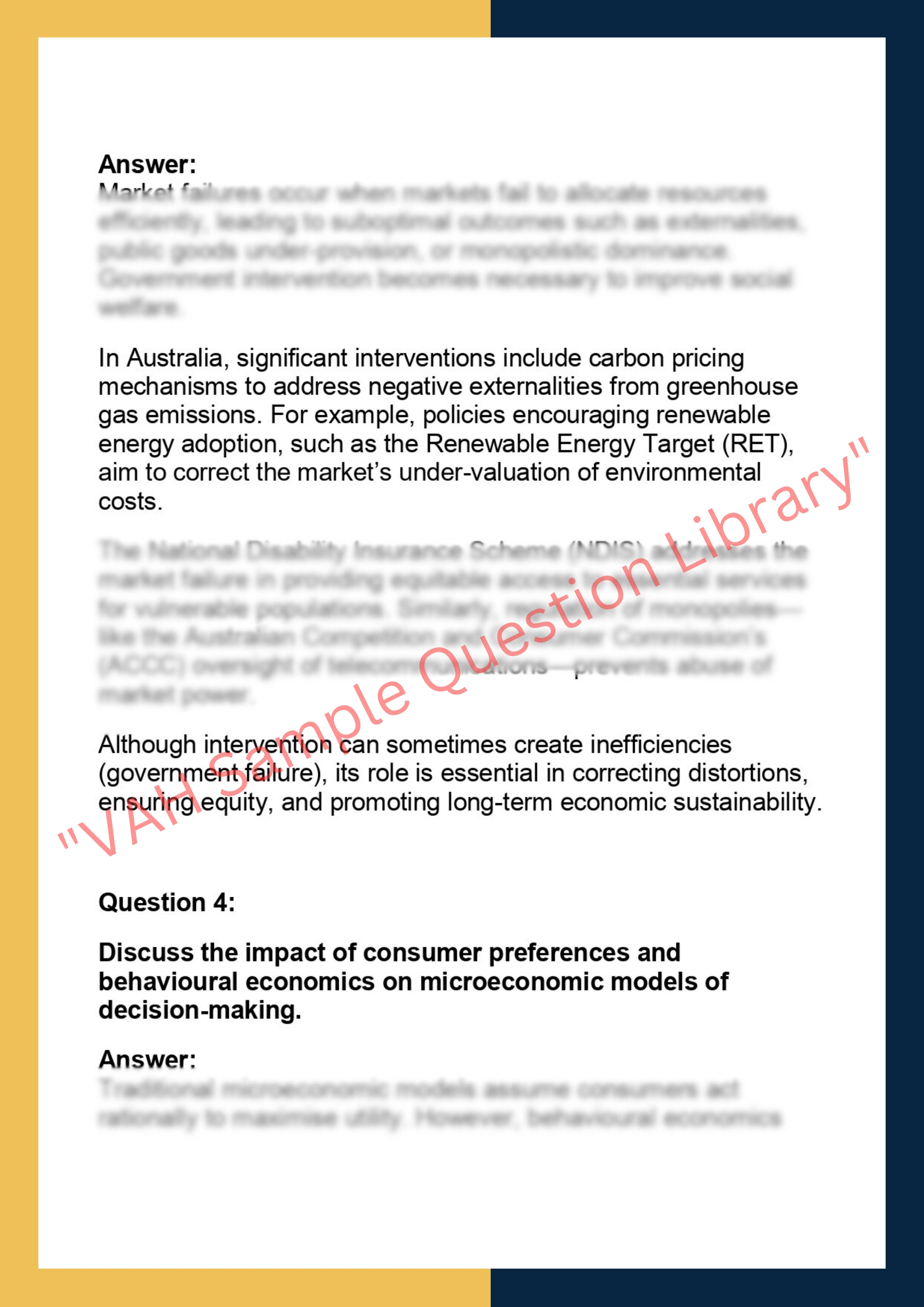 ECO201 –  Microeconomics 2
