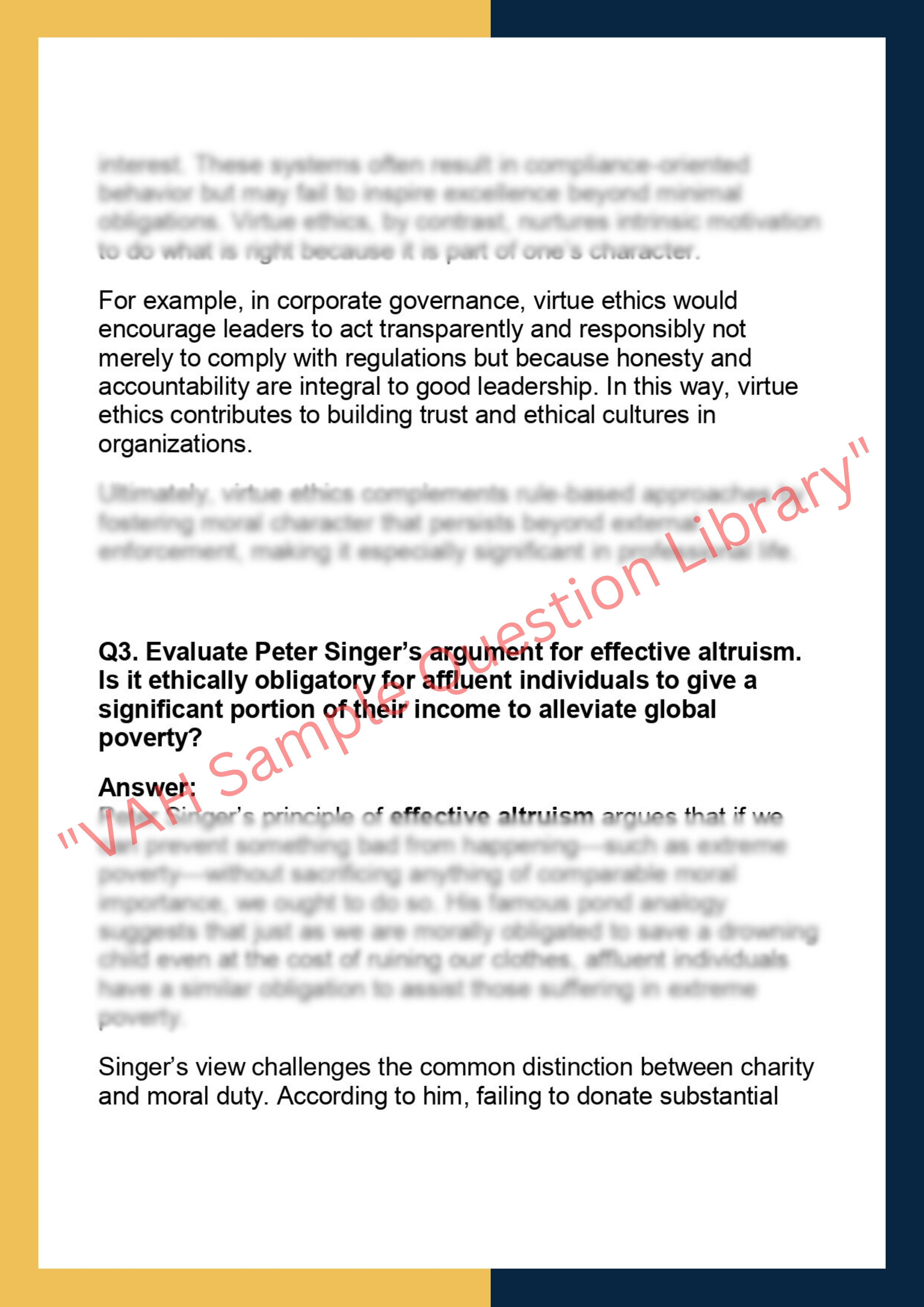 PHI201 – Ethics 2