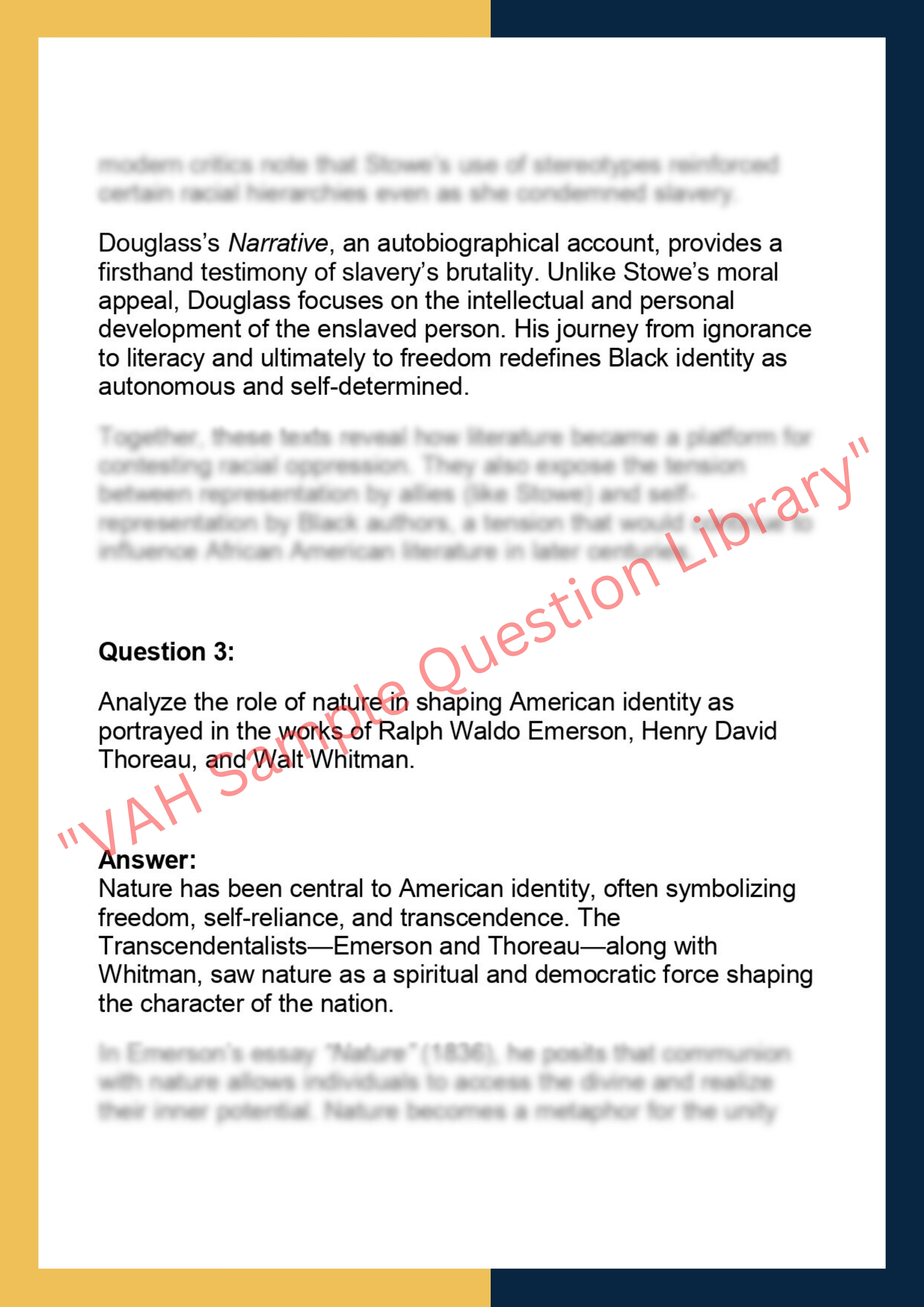 LIT201 – American Literature 2