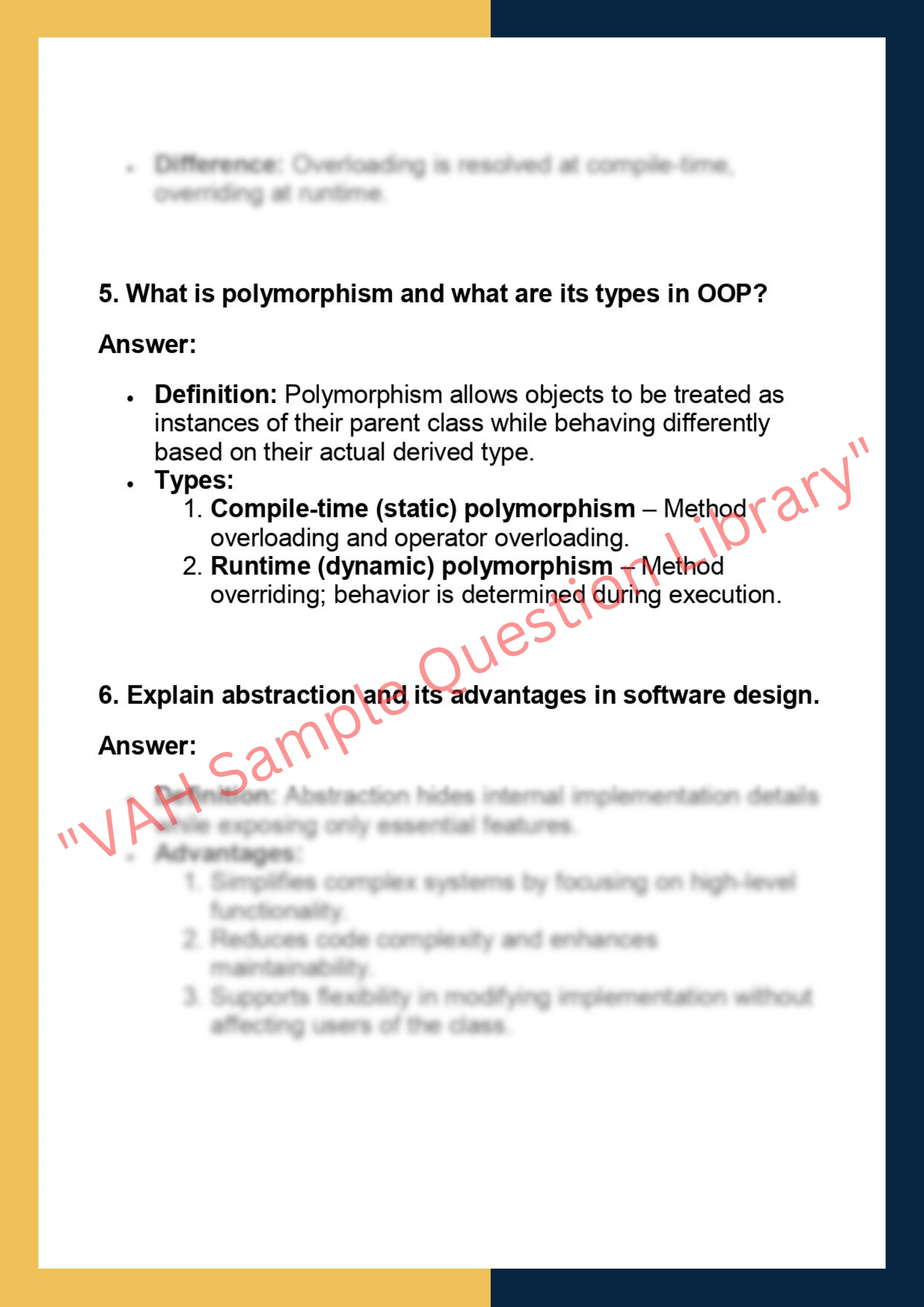 CS201 – Object-Oriented Programming 2
