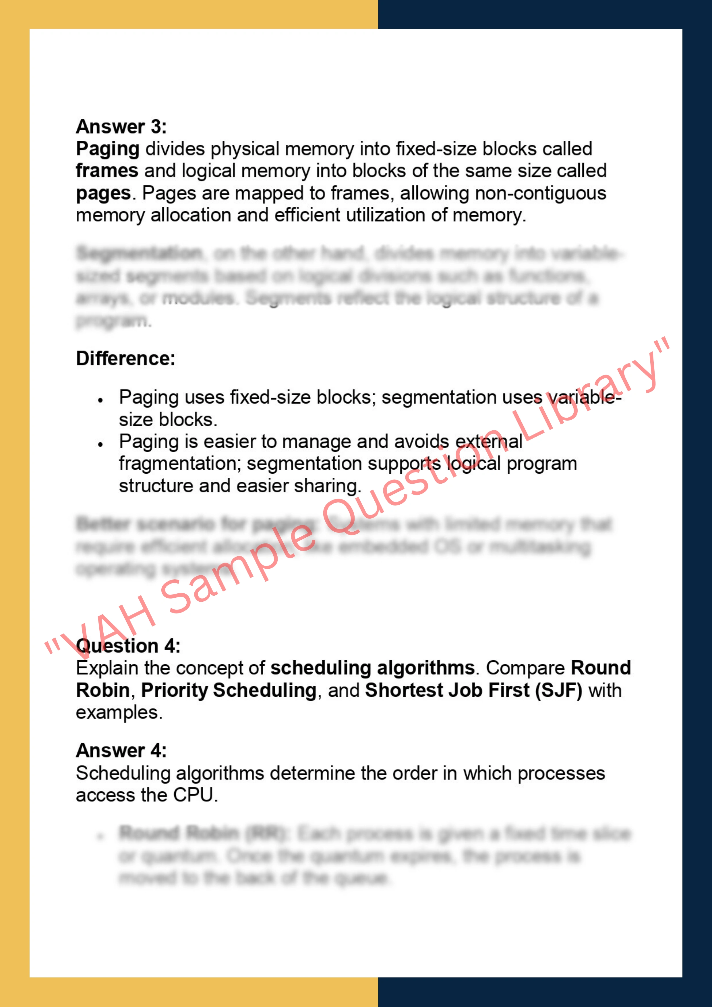 CS302 – Operating Systems Programming 2