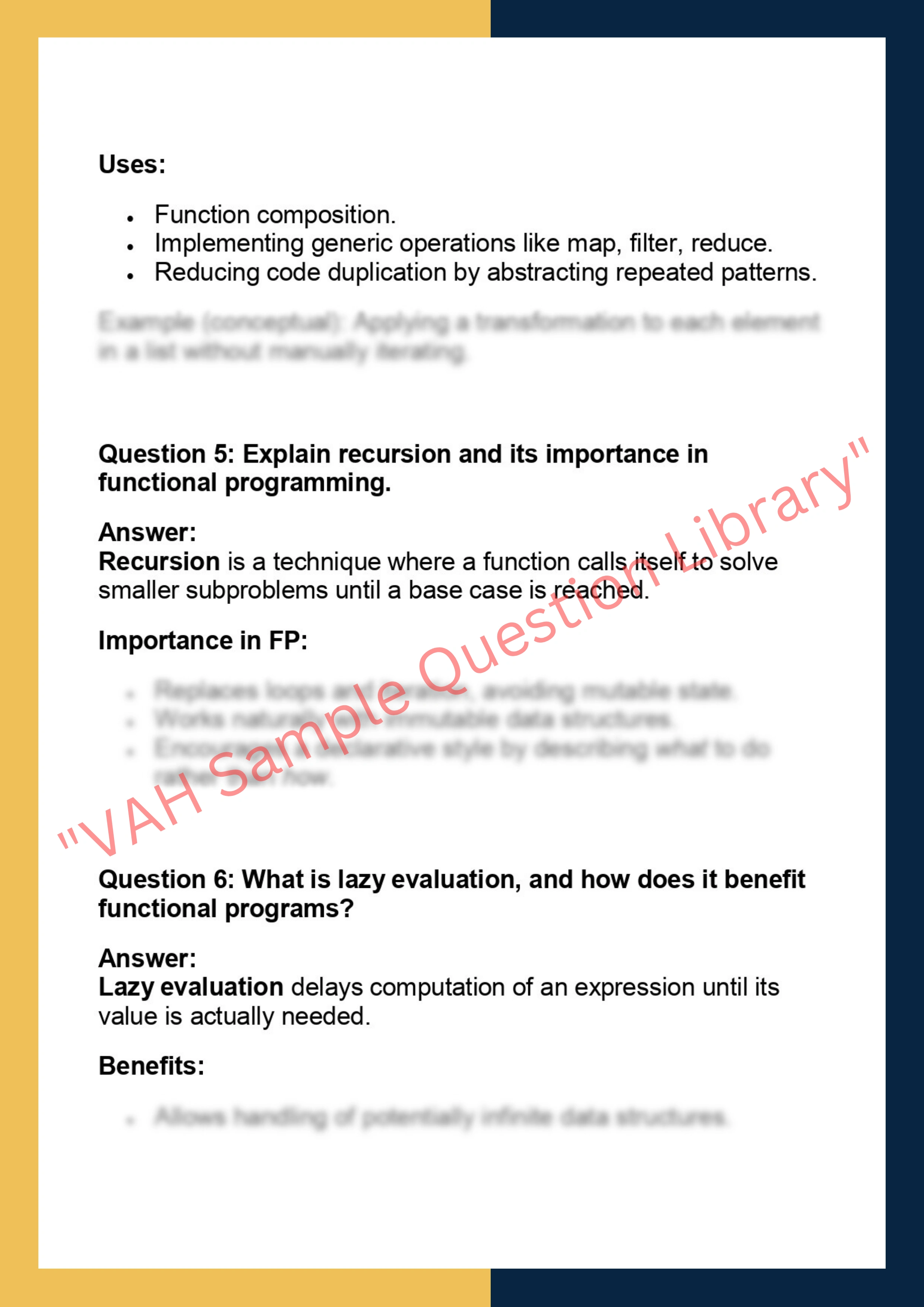 CS305 – Functional Programming 2