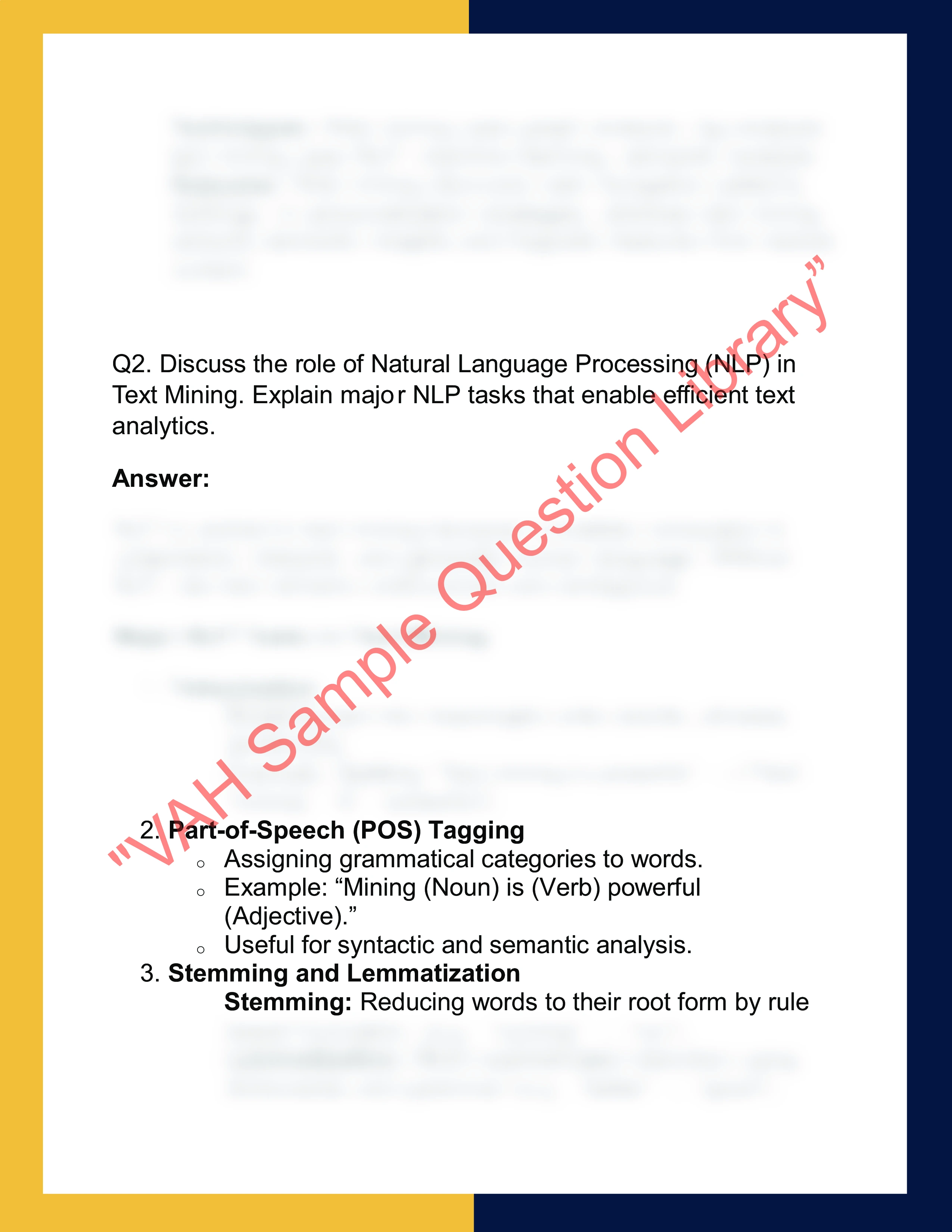 CIS 584 –  Web & Text Mining 2