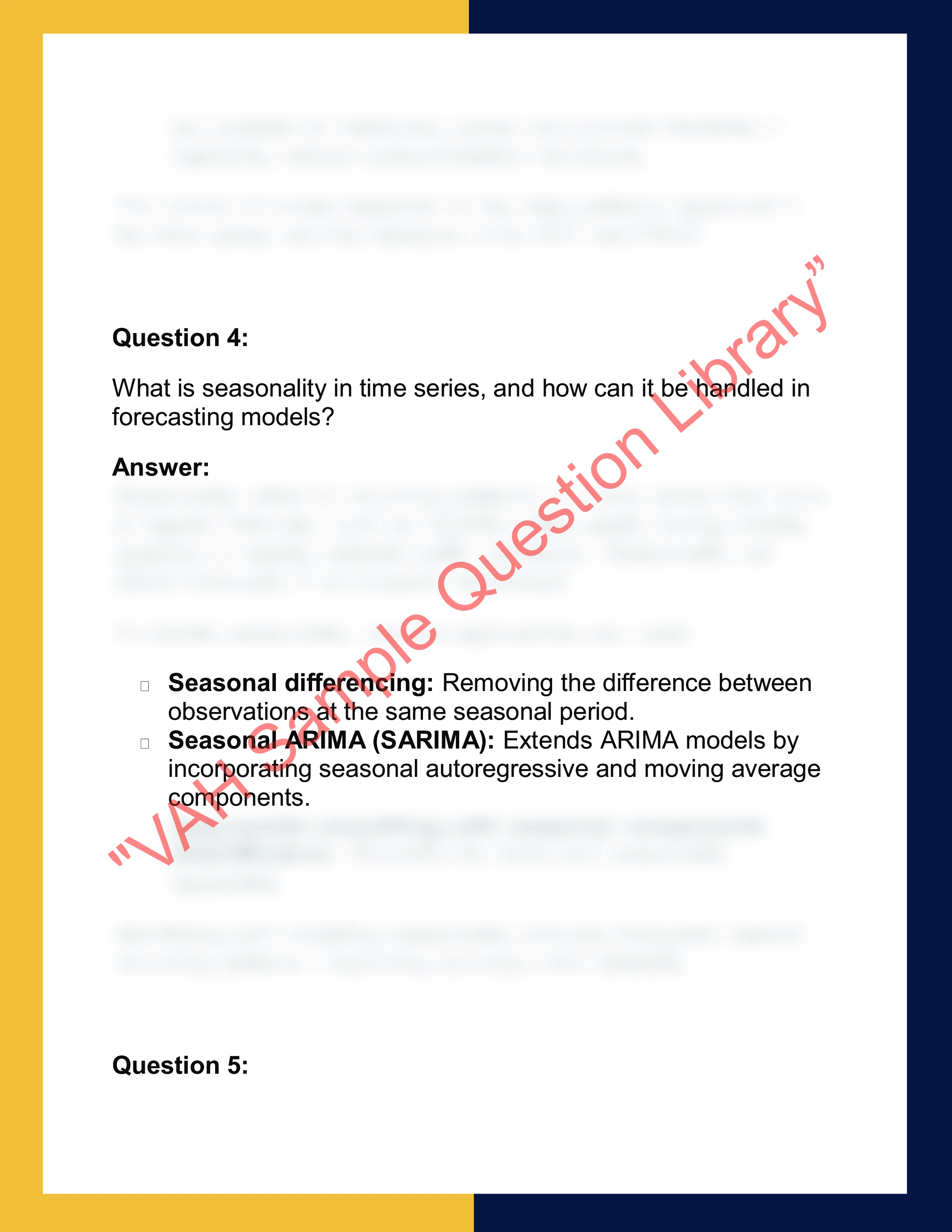 ST416 – Time Series & Forecasting 2