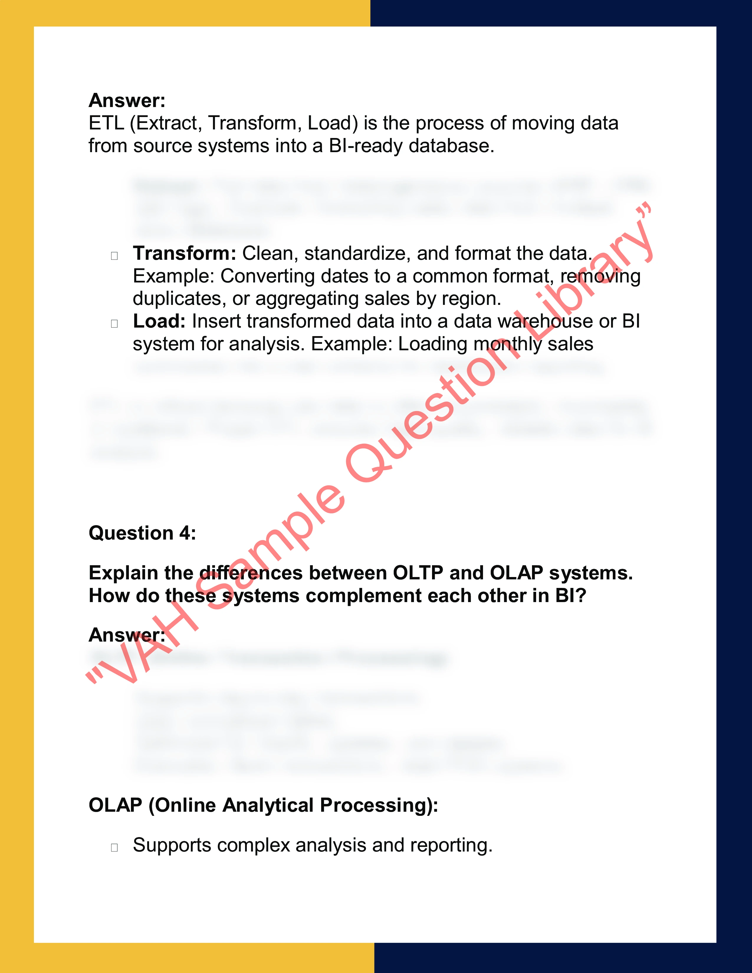 PECSBIS – Business Intelligence Systems 2