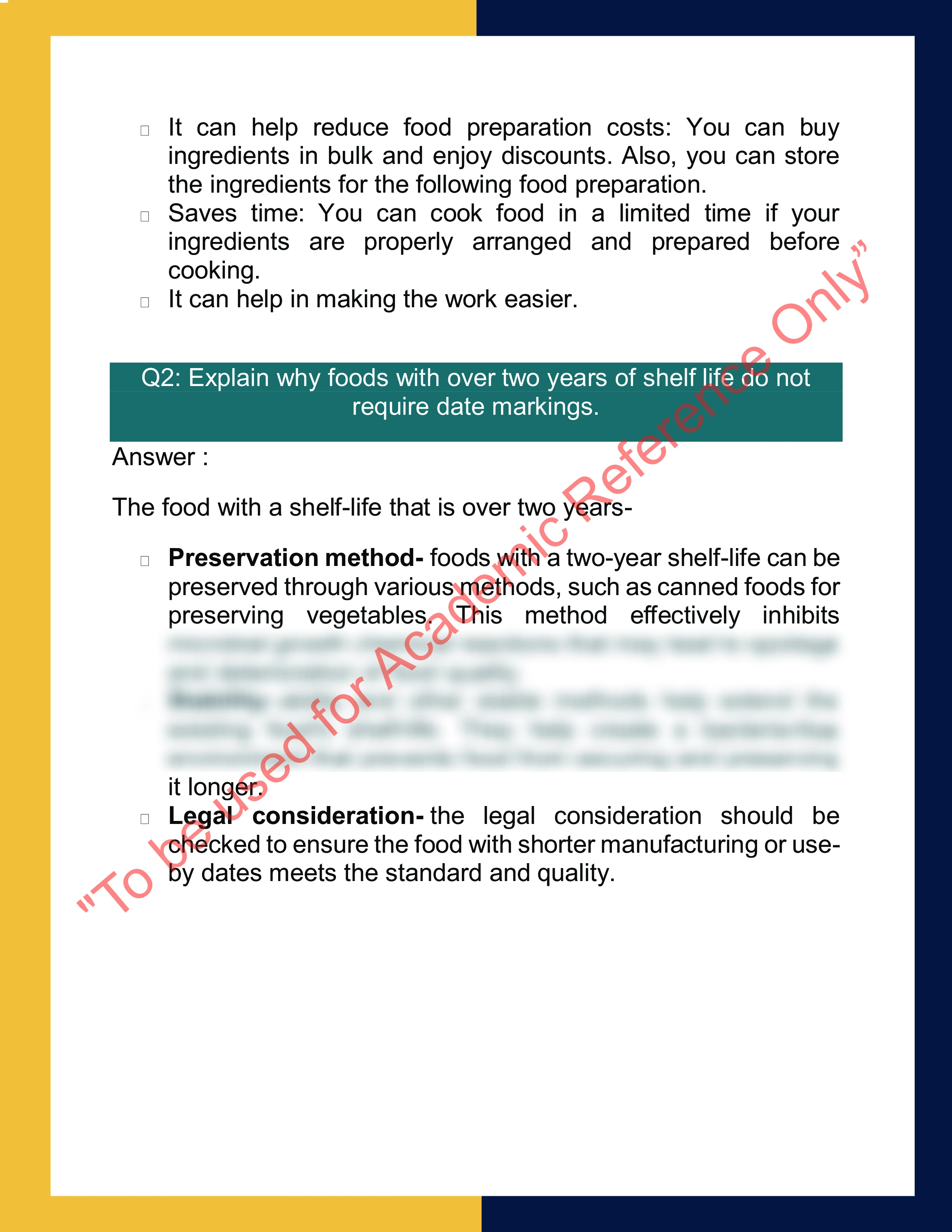 Sample Solution for SITHCCC005 Prepare Dishes Using Basic Methods Of Cookery 1