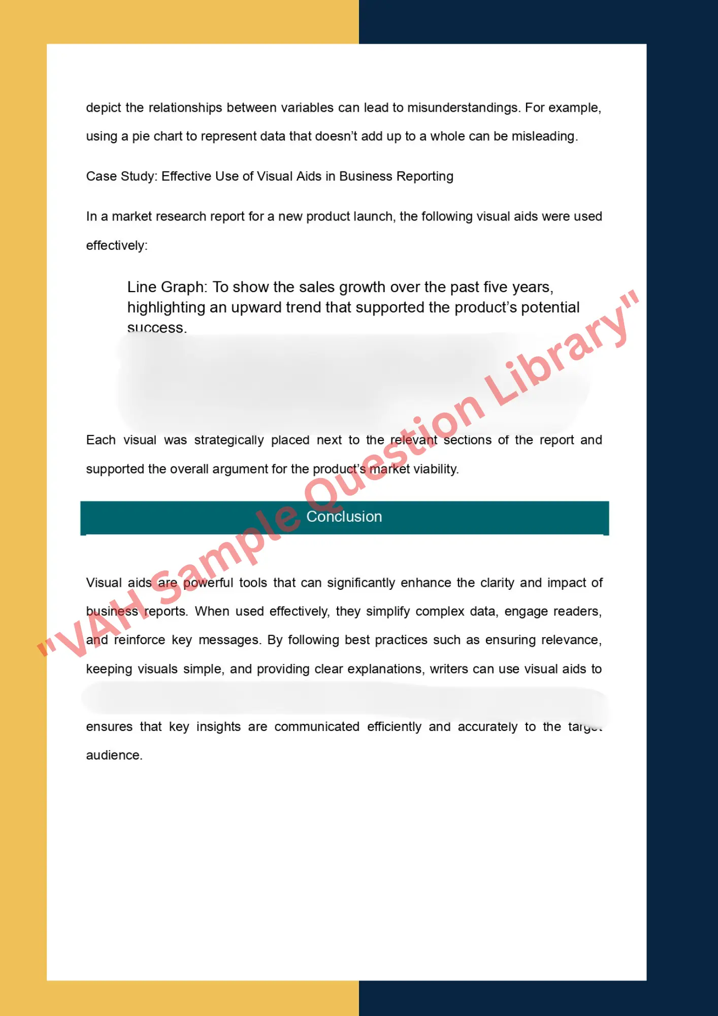 Report Writing sample solution of MKTG305 - Business Communication and Reporting 3