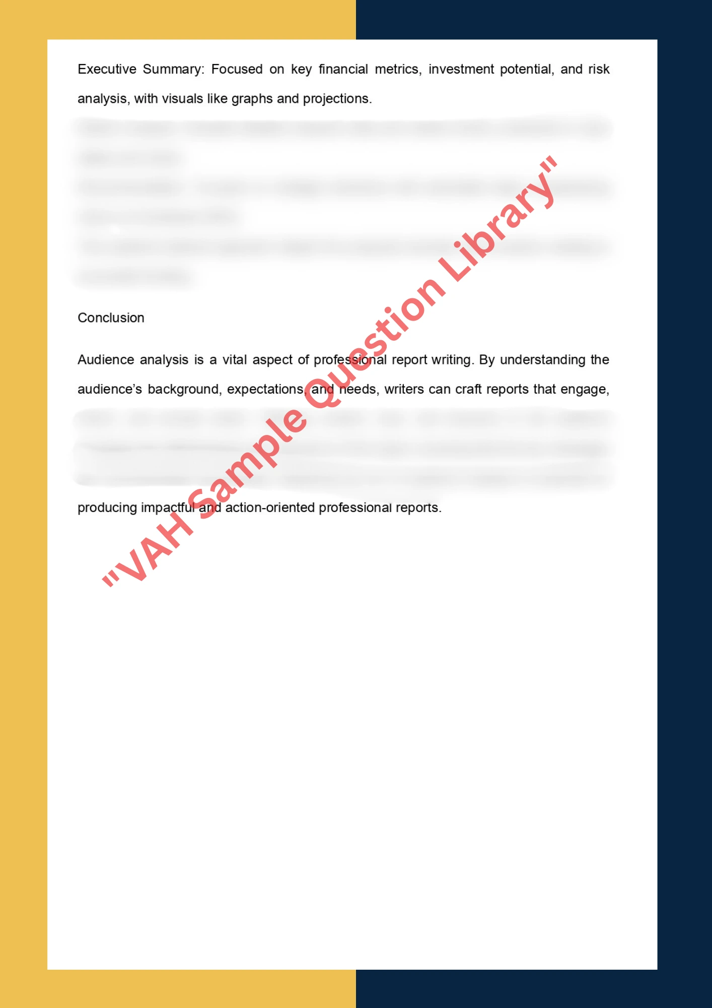 Report Writing sample solution of COMMS202 - Writing in Professional Contexts 3