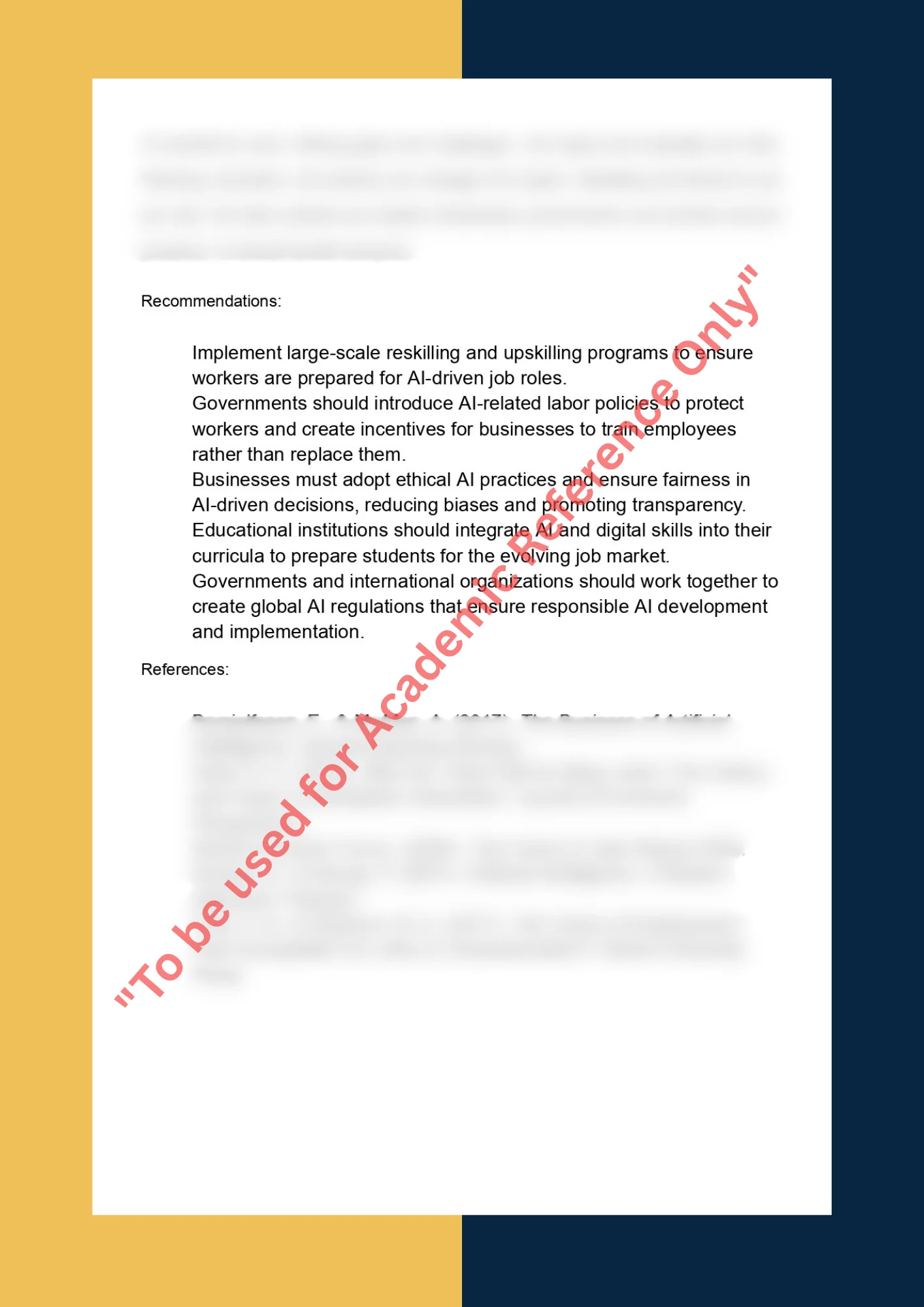 Essay Writing Sample solution for AI and the Future of Work 3