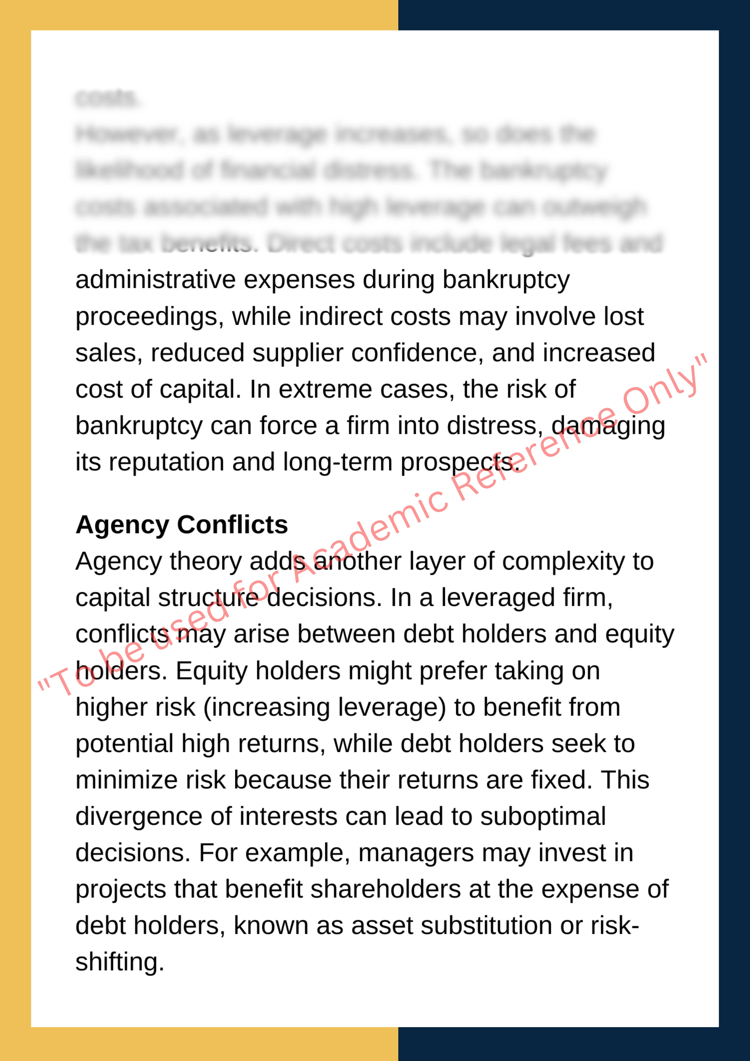 Assignment Sample Of Subject Corporate Finance – ACCT2001 3
