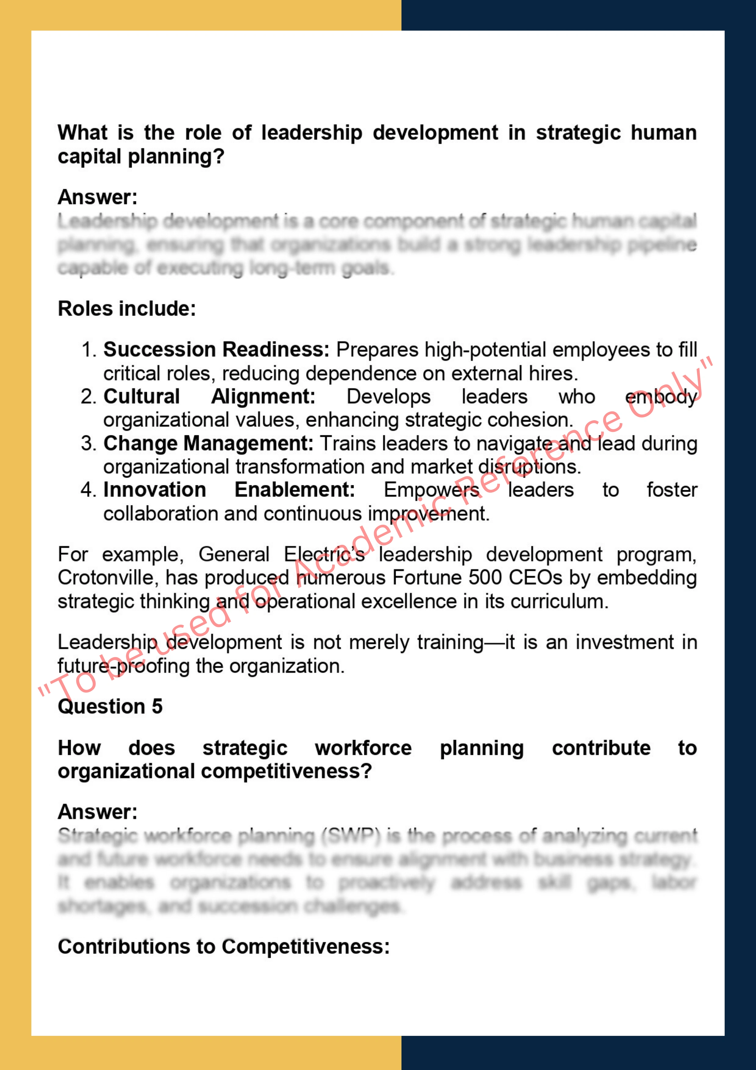 HRMT6020–  Strategic Human Capital  Management 3