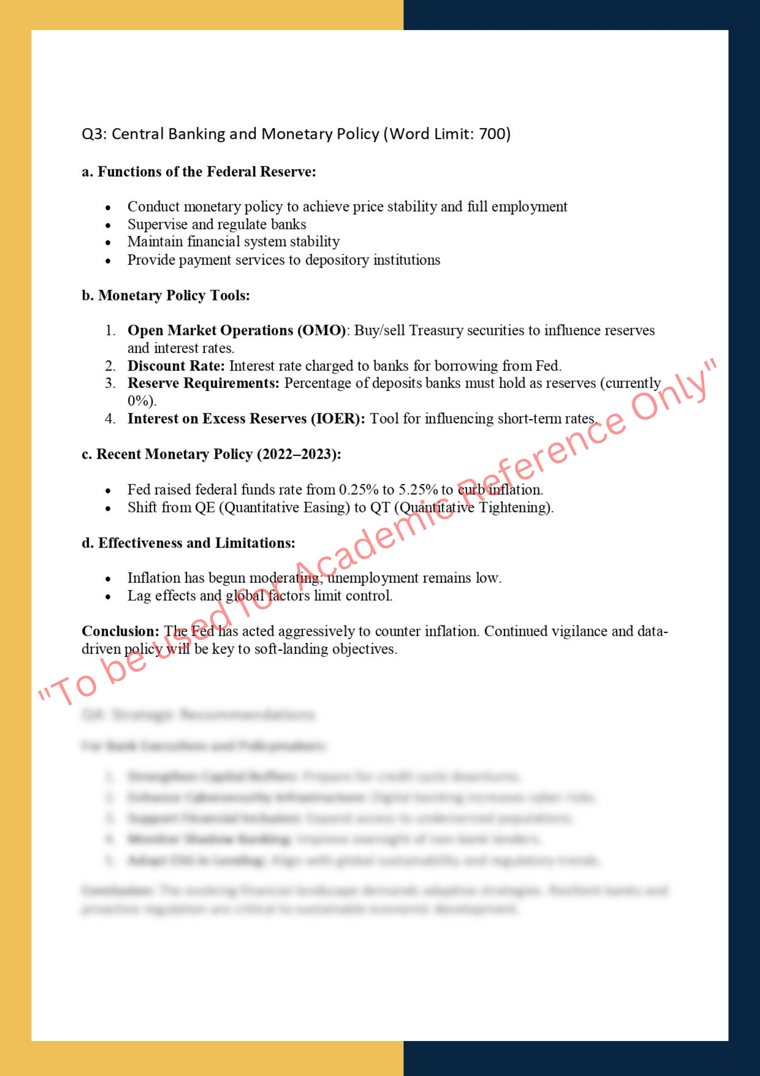 FINC6004- Banking and Financial Institutions 3