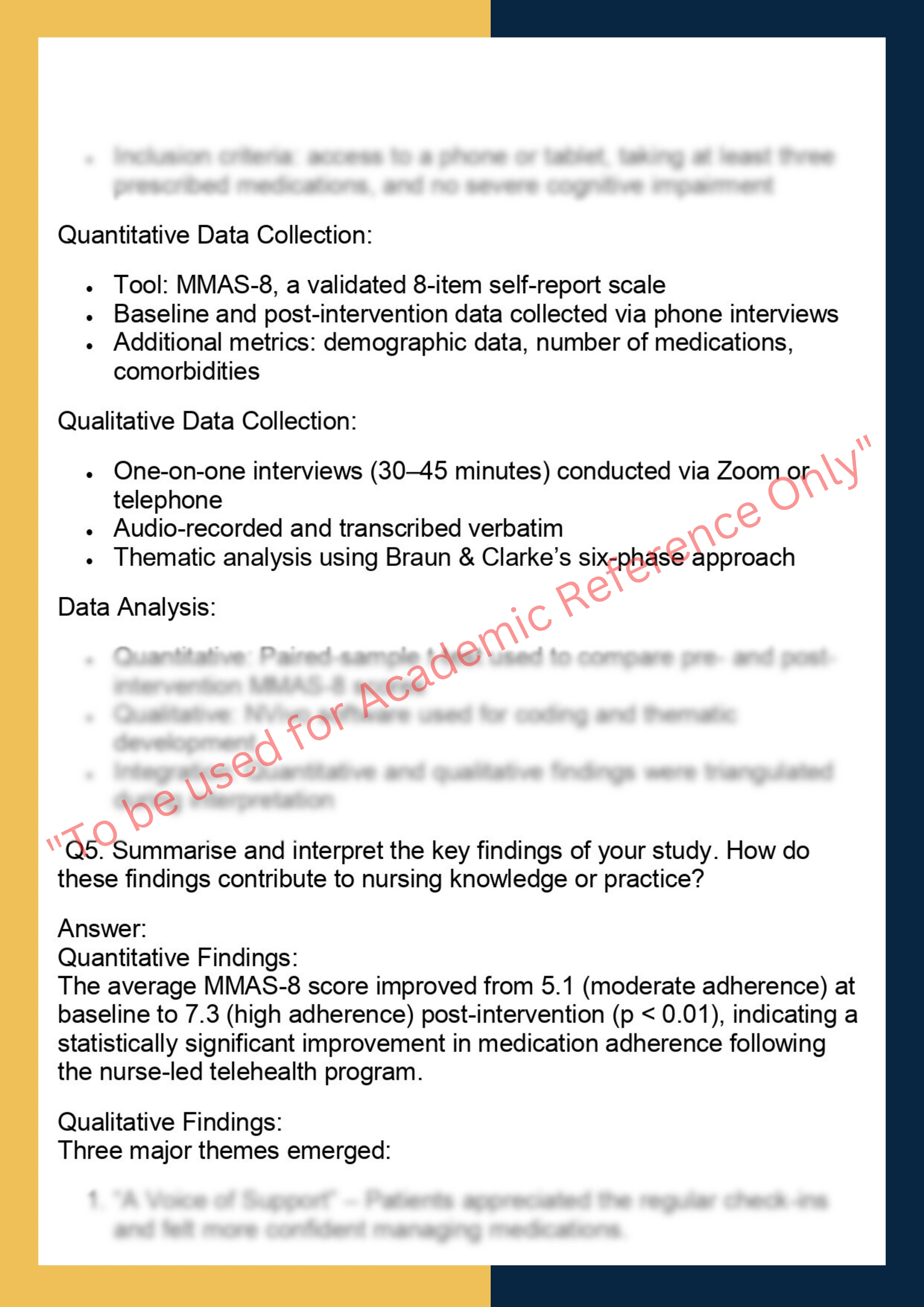 NURS7001-  Nursing Research Project 4