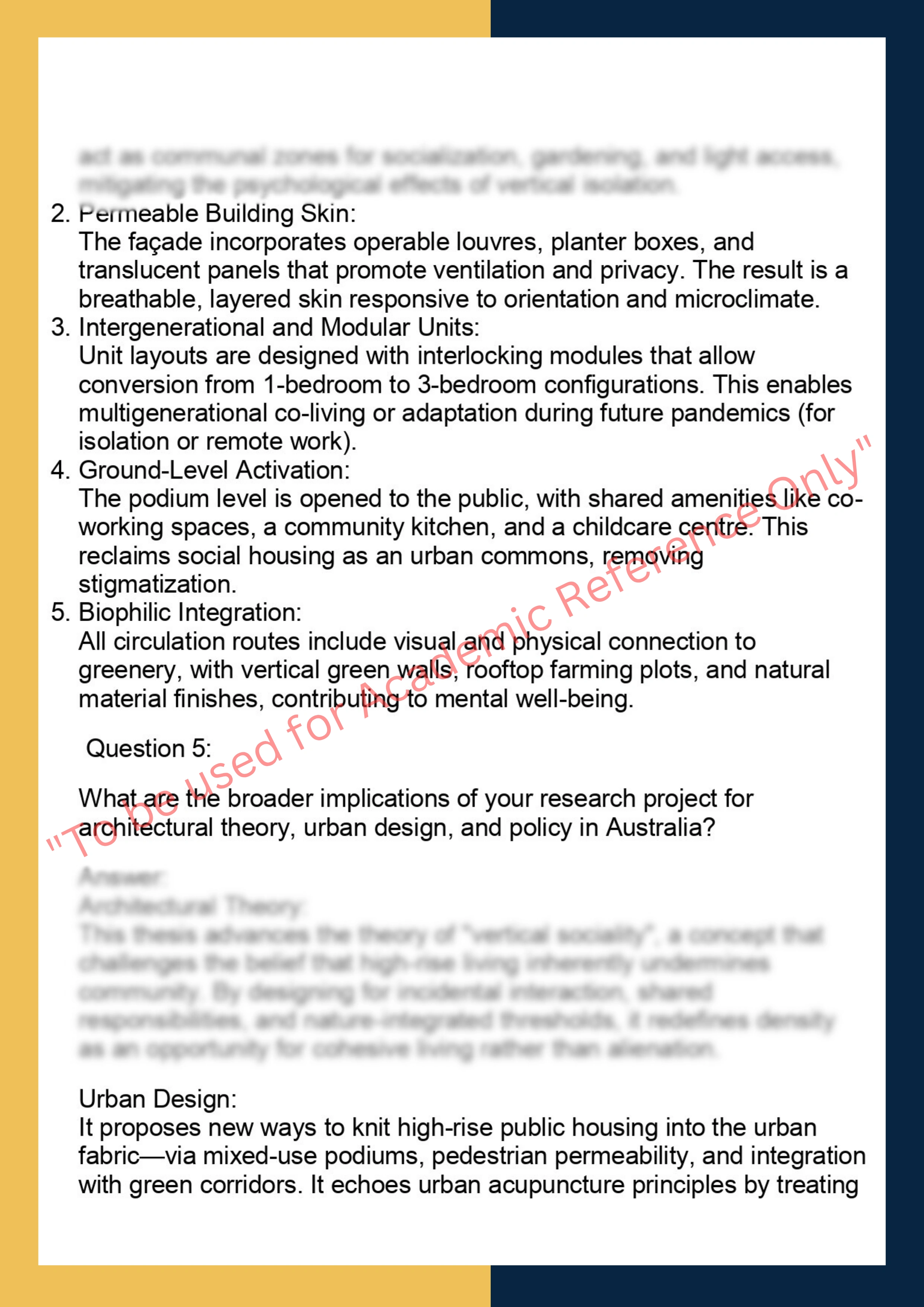 ARCH7001- Architecture Design Research 3