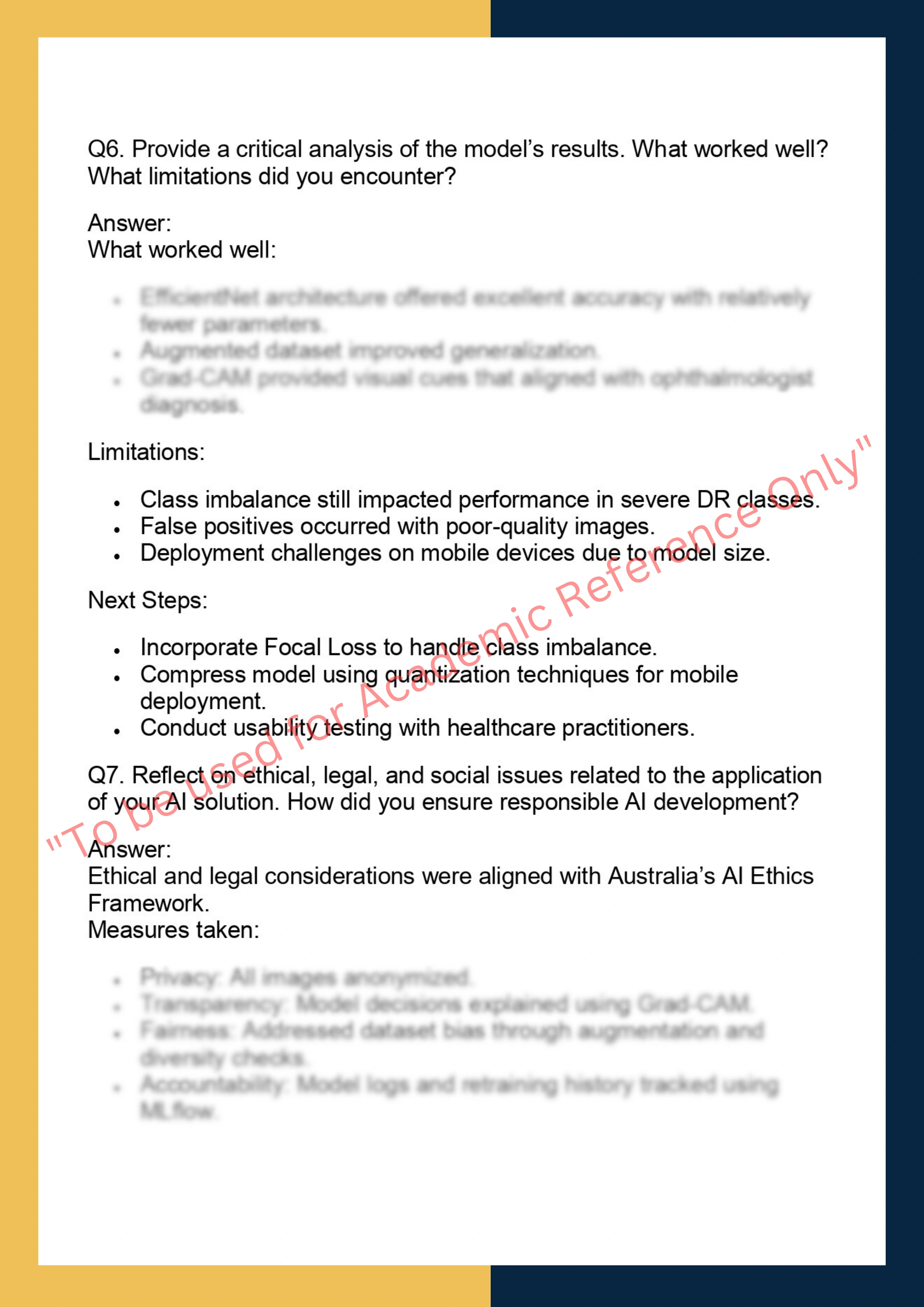 AI7001- Artificial Intelligence Capstone 3