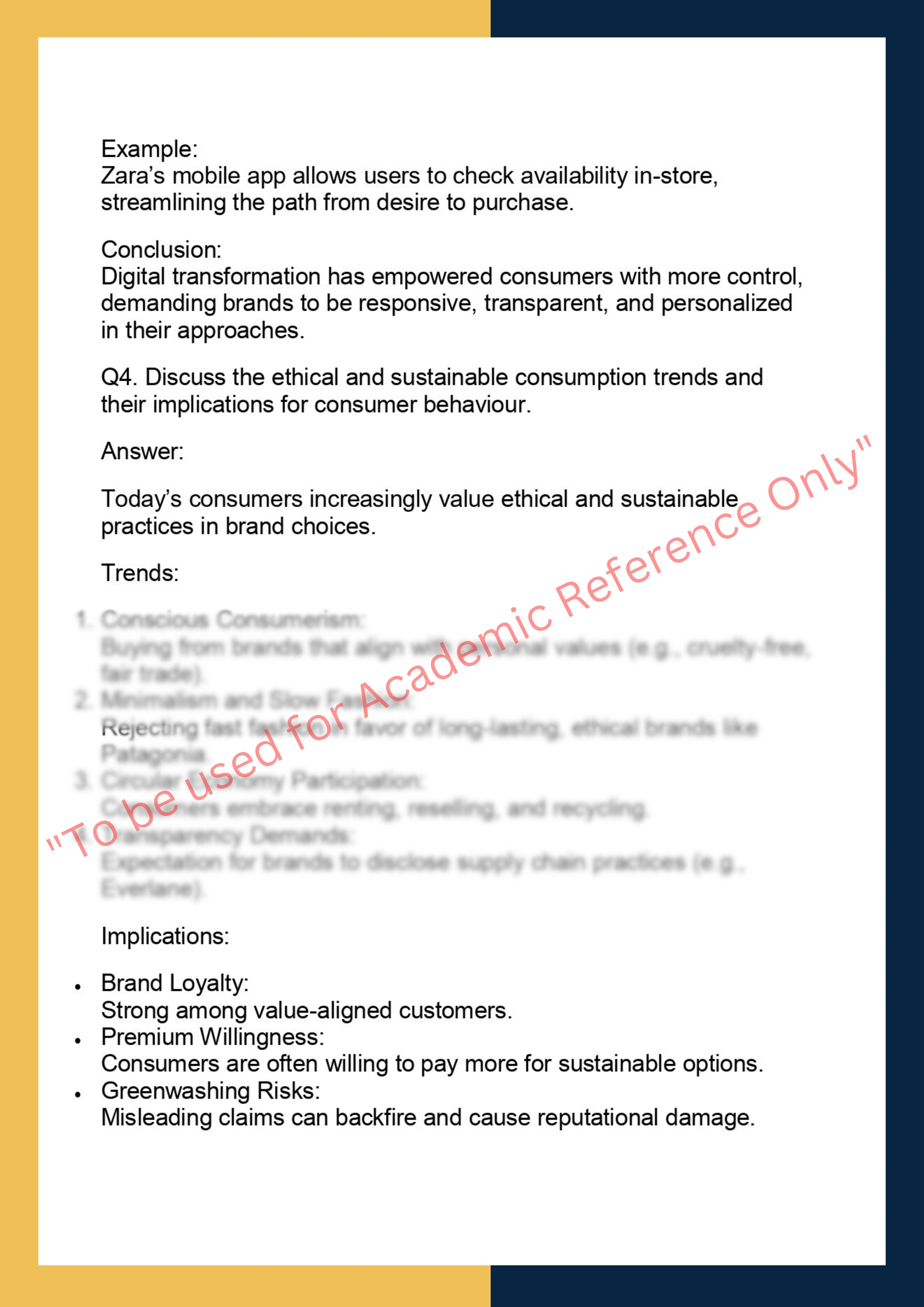 MKTG6002 -  Consumer Behaviour 3