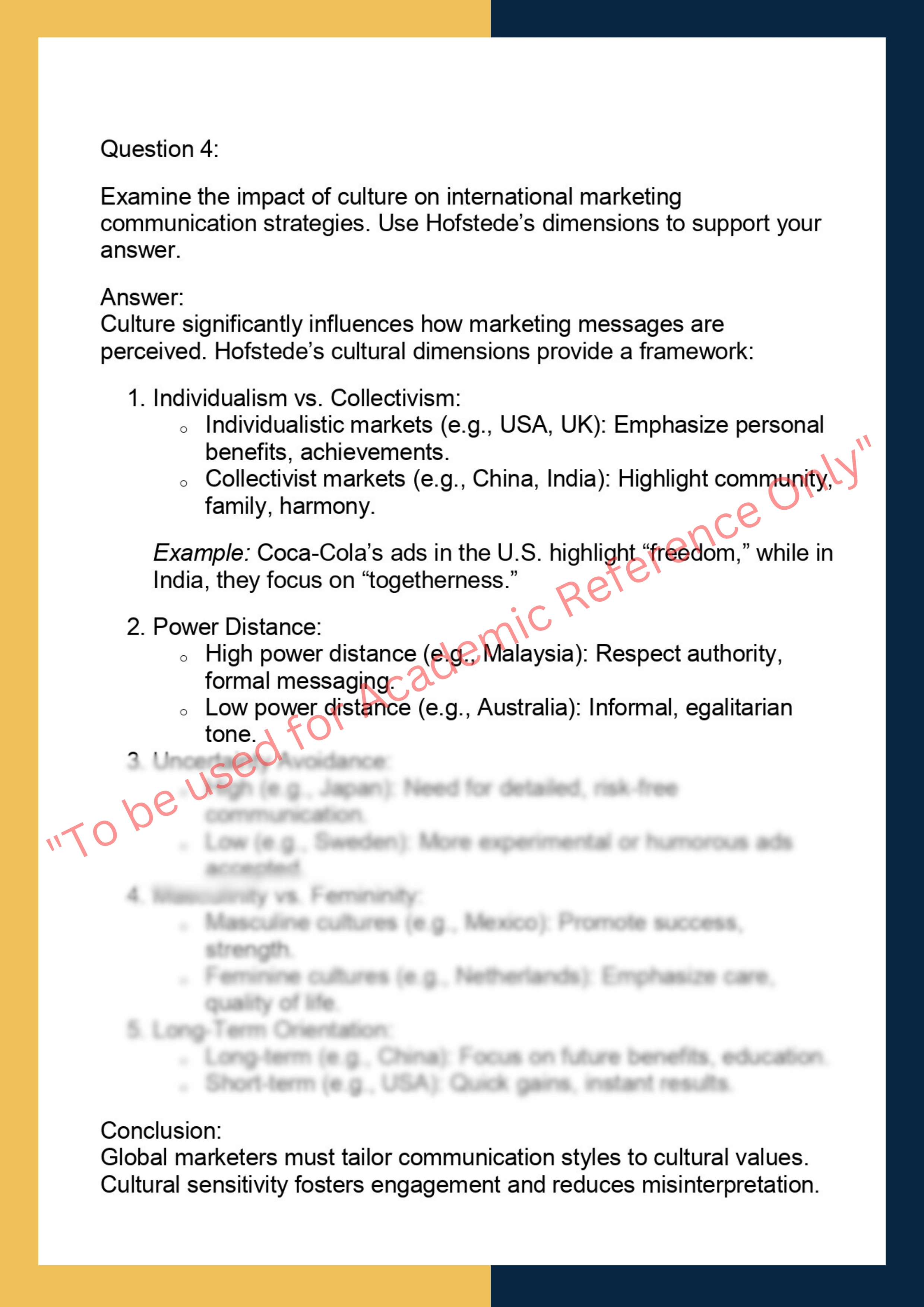 MKTG6005 -  International Marketing 3