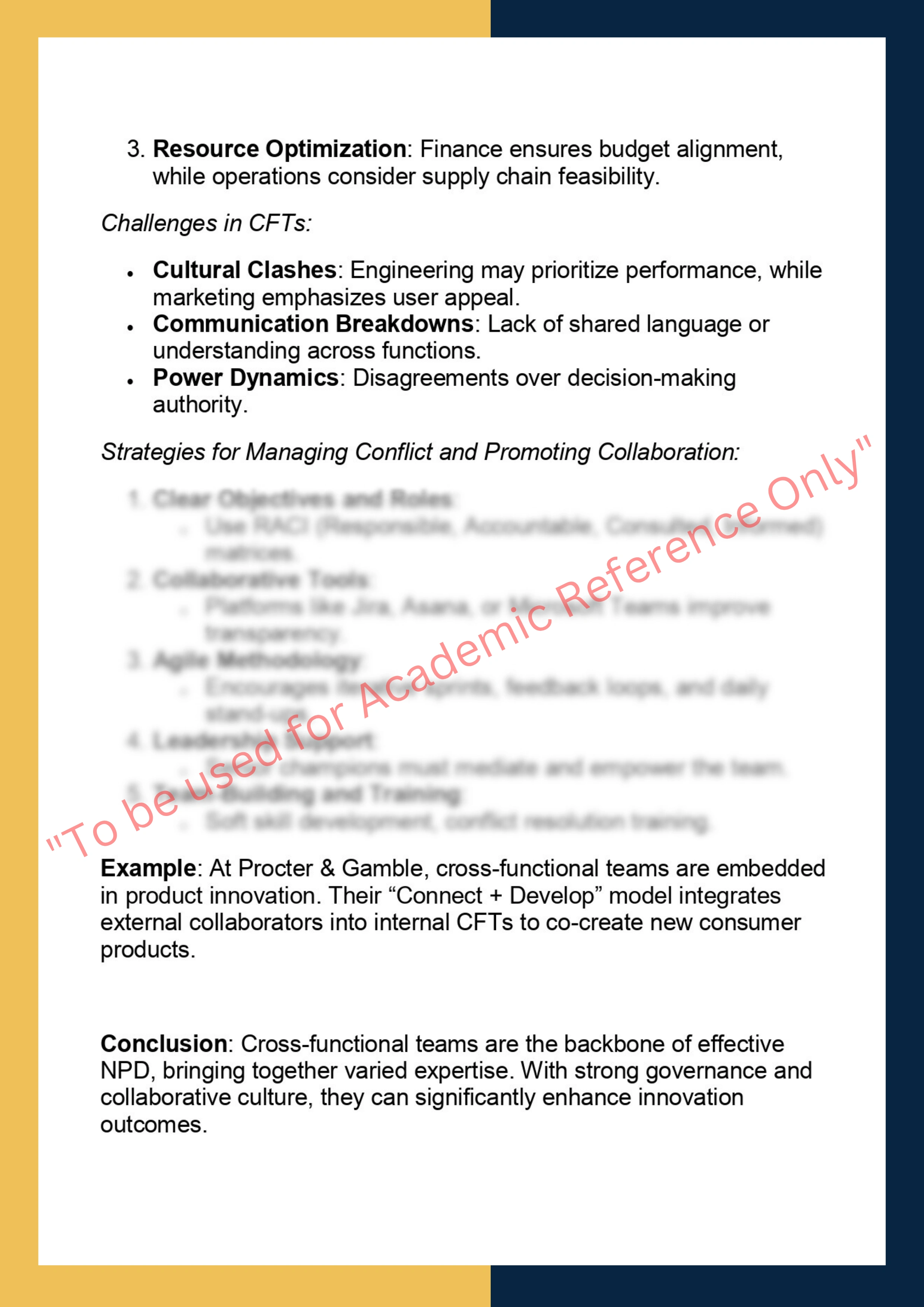 MRKT558- New  Product Development and  Innovation 3